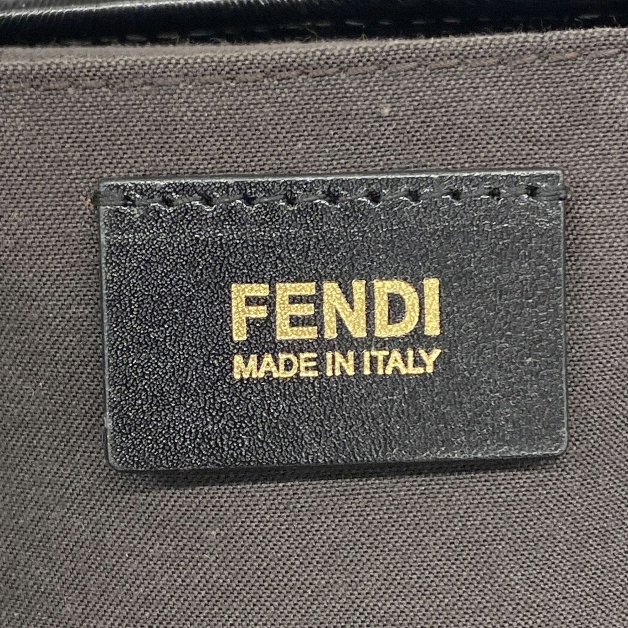 Fendi Black Nylon Canvas Tote Bag (Pre-Owned)