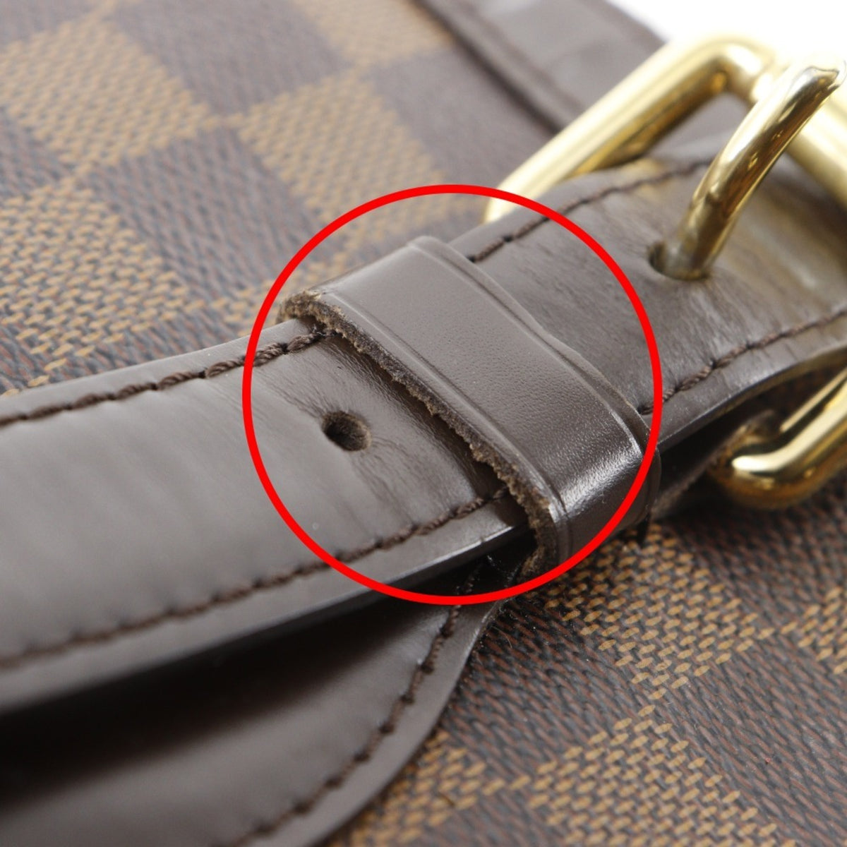 Louis Vuitton Brown Damier Canvas Tote Bag (Pre-Owned)
