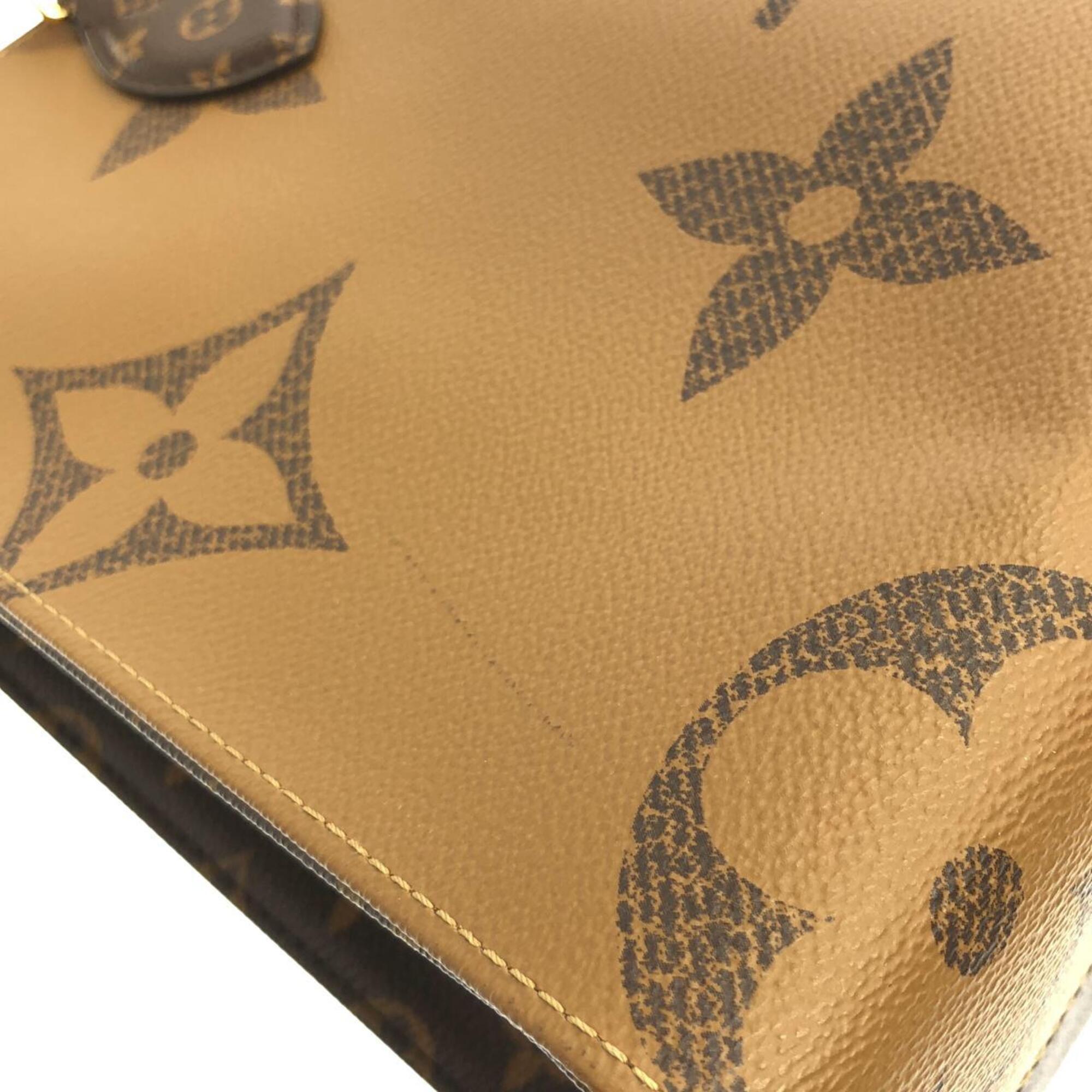 Louis Vuitton Marron Coated Canvas Handbag (Pre-Owned)