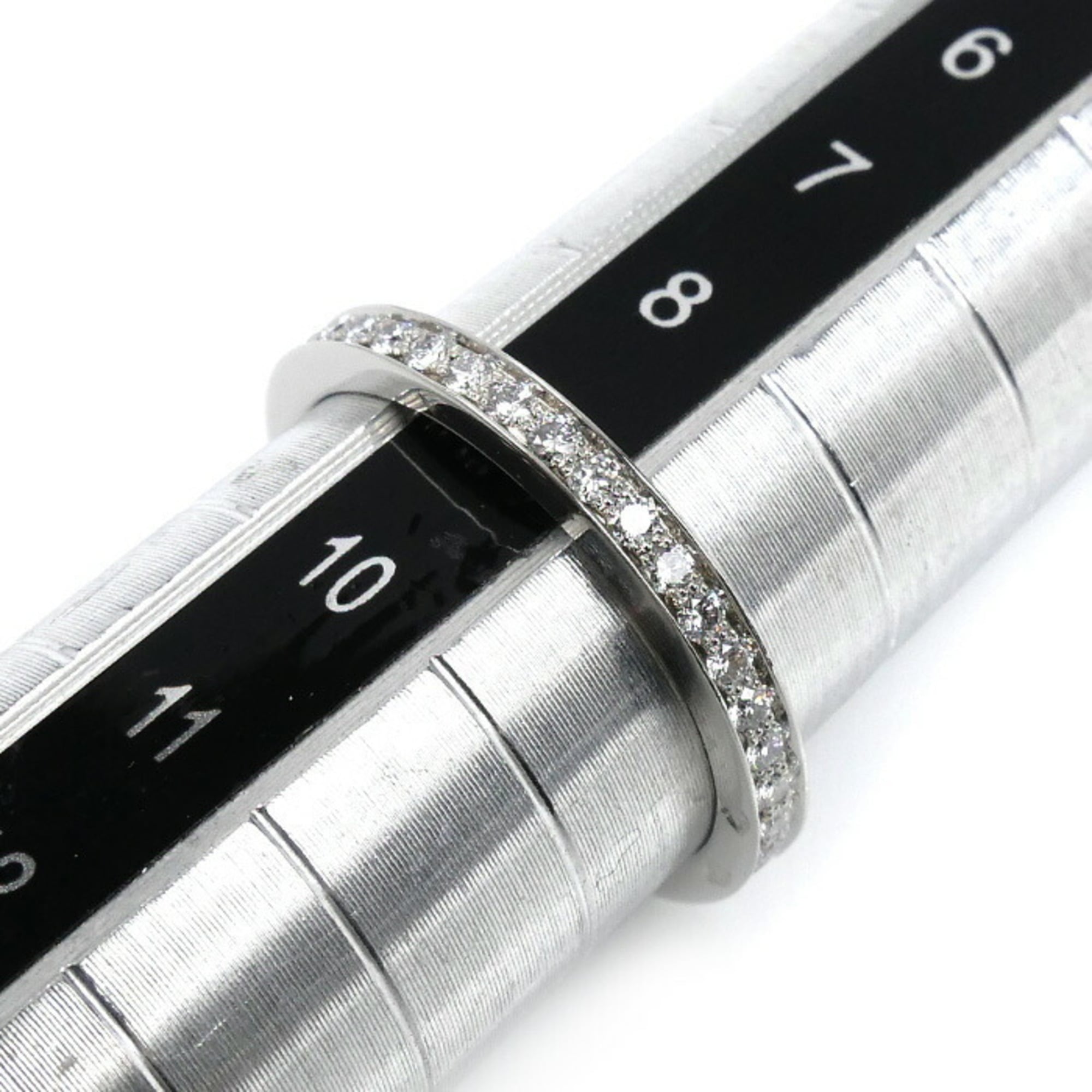 Van Cleef & Arpels Platinum Platinum 950 Band Ring (Pre-Owned)