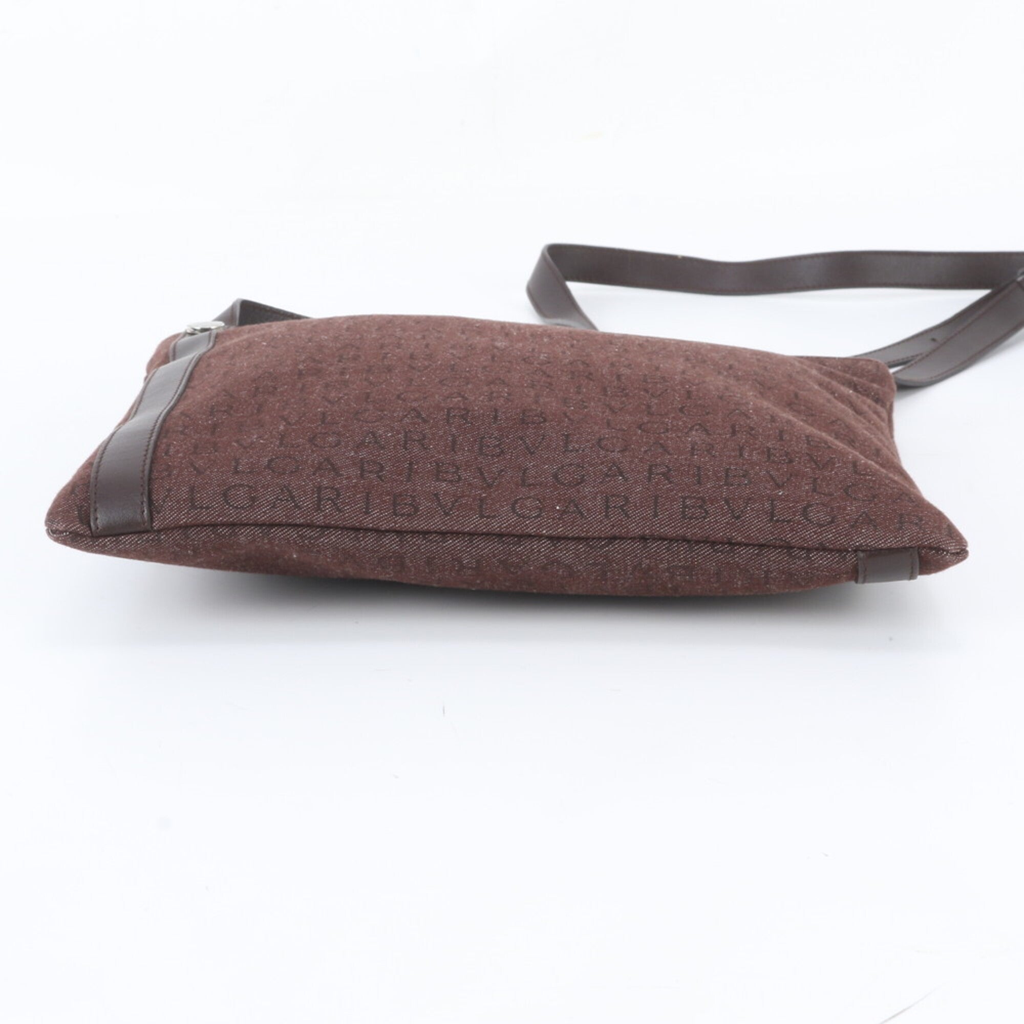 Bvlgari Brown Canvas Shoulder Bag (Pre-Owned)
