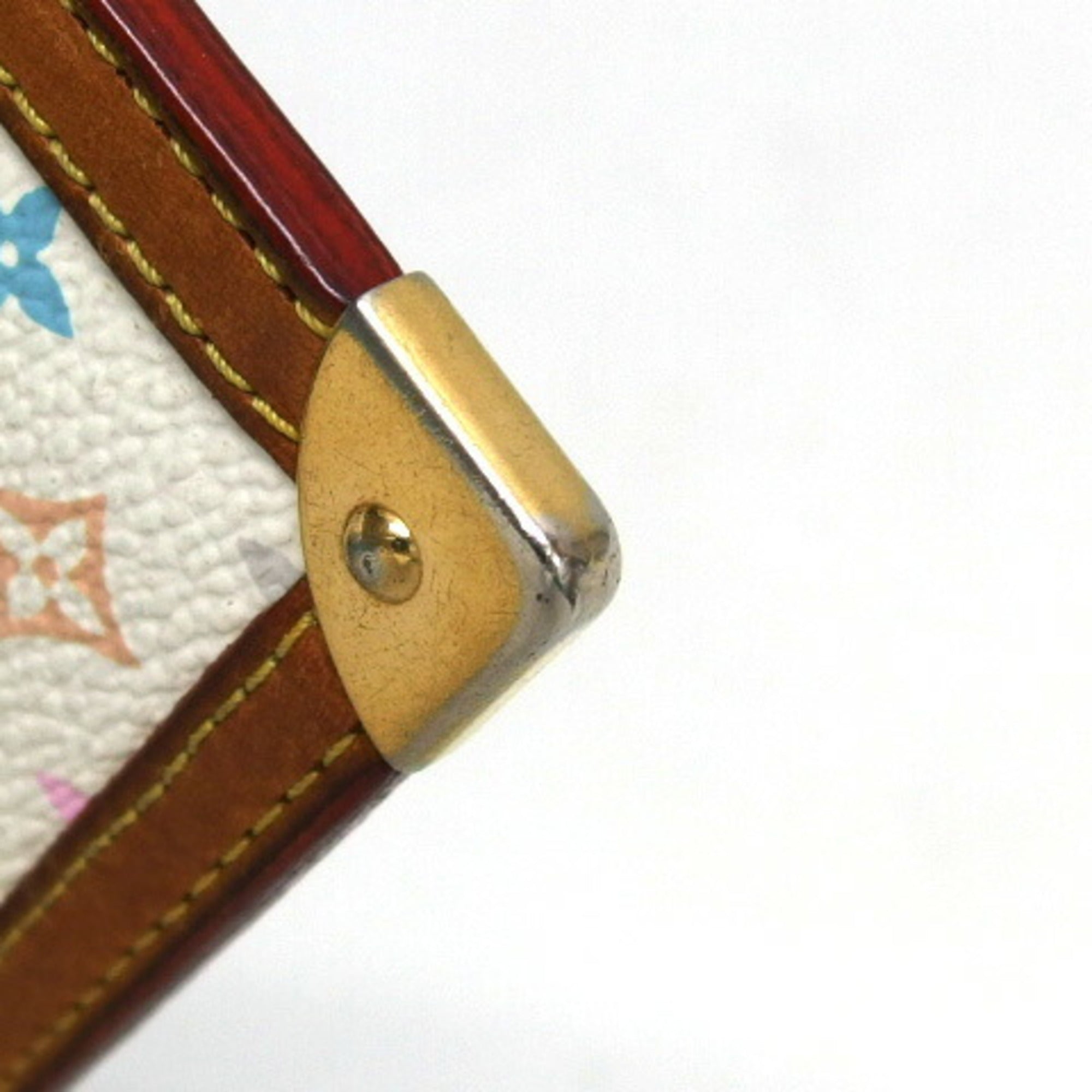 Louis Vuitton Monogram Multicolore Blanc White Monogram Multicolore Coin Purse/Coin Case (Pre-Owned)