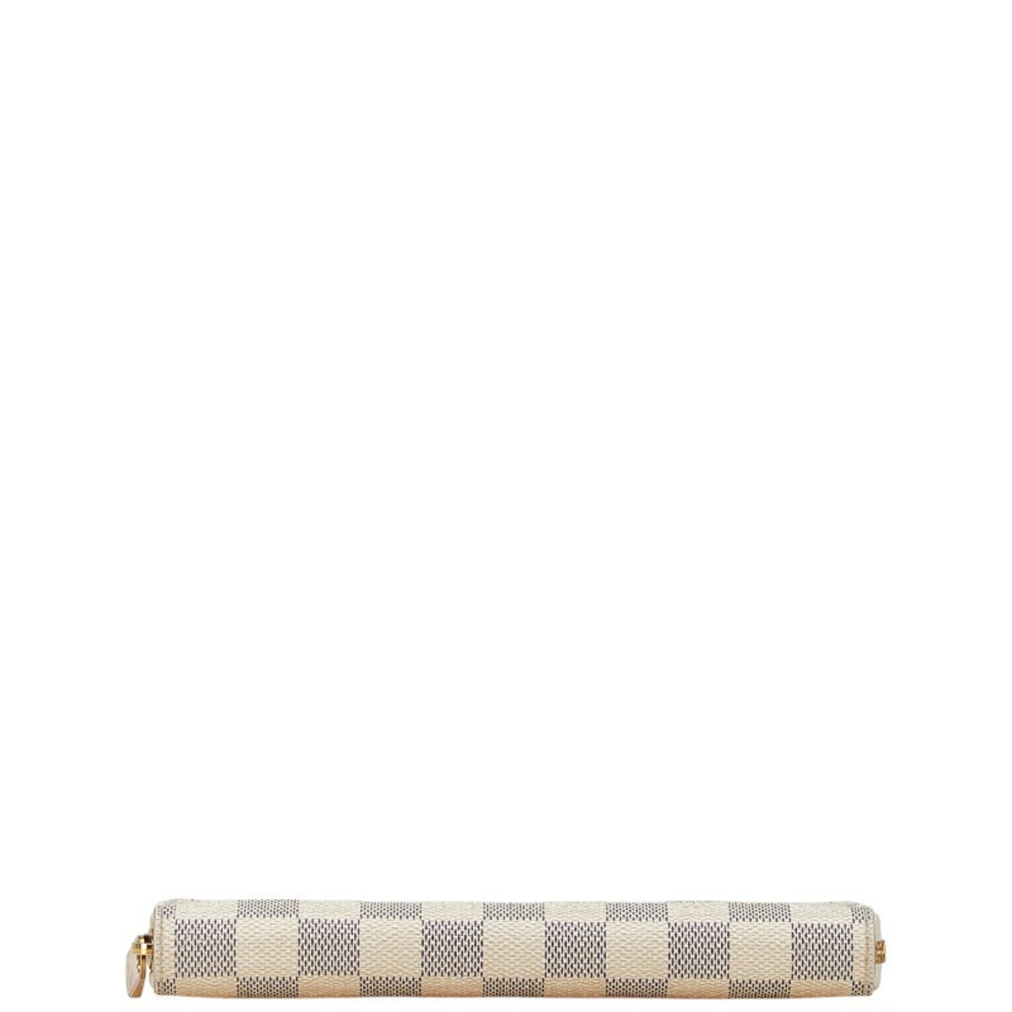 Louis Vuitton White Damier Azur Long Wallet (Bi-Fold) (Pre-Owned)