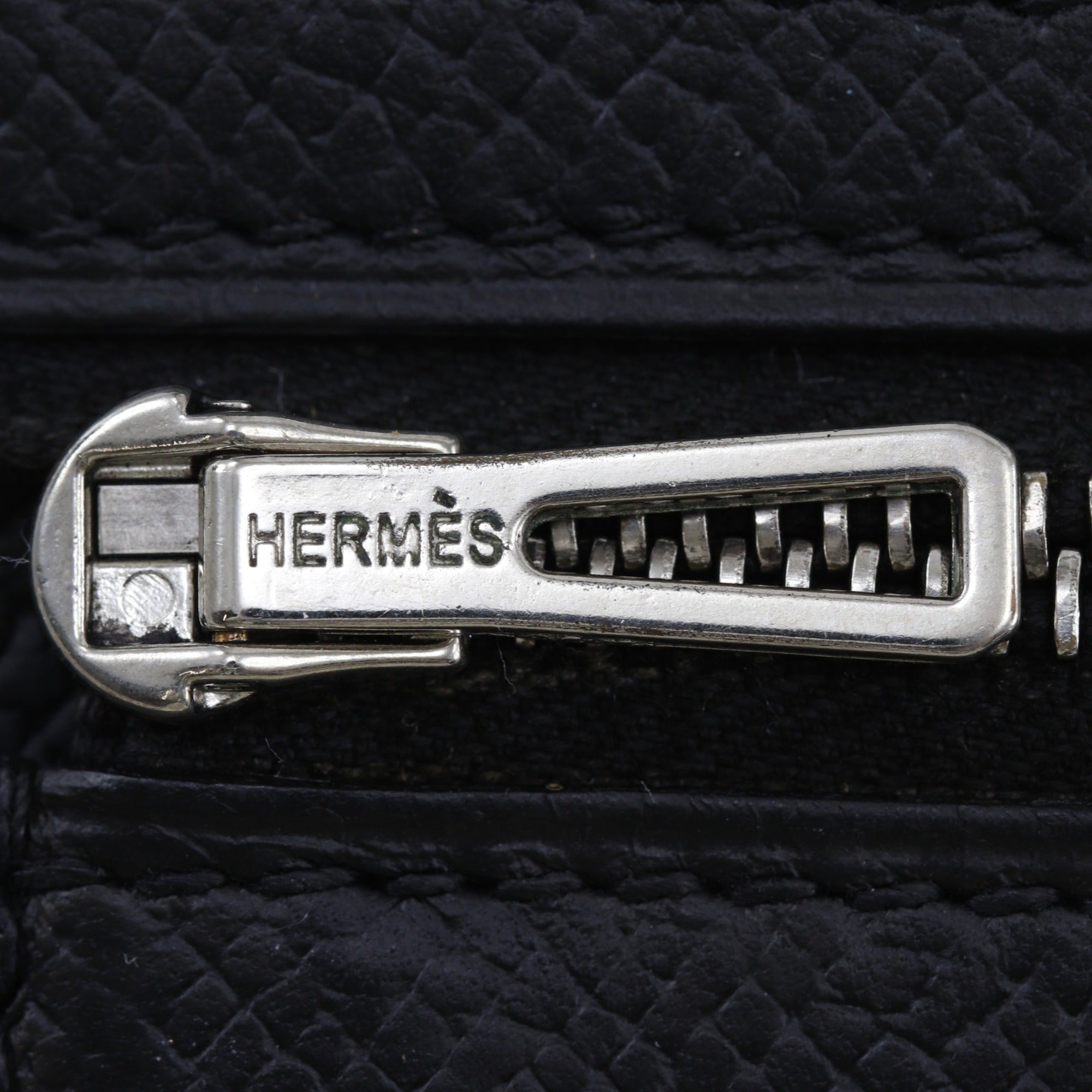Hermes Black Epsom Leather Long Wallet (Bi-Fold) (Pre-Owned)