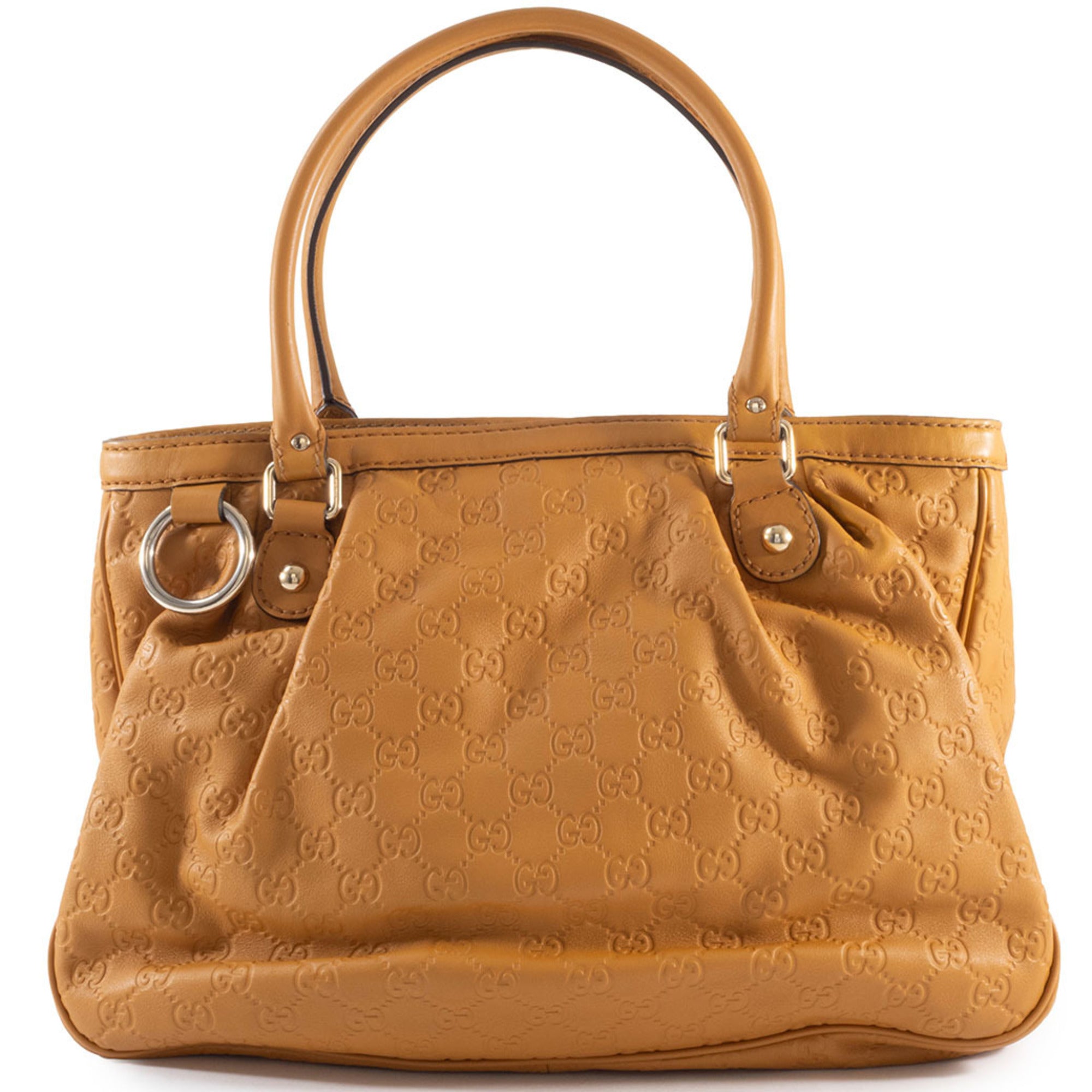 Gucci Brown Leather Handbag (Pre-Owned)
