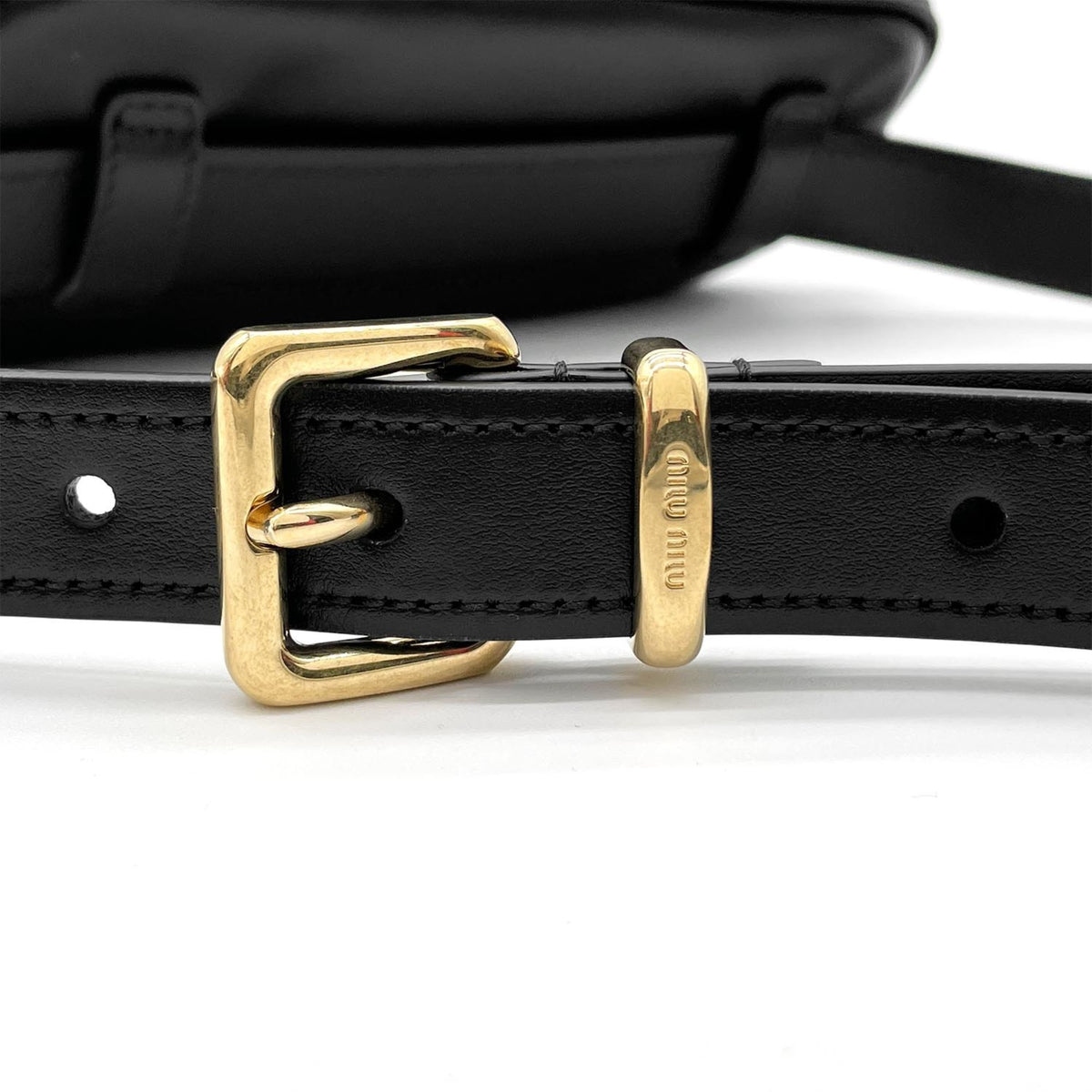 Miu Miu Black Leather Sling Bag (Pre-Owned)