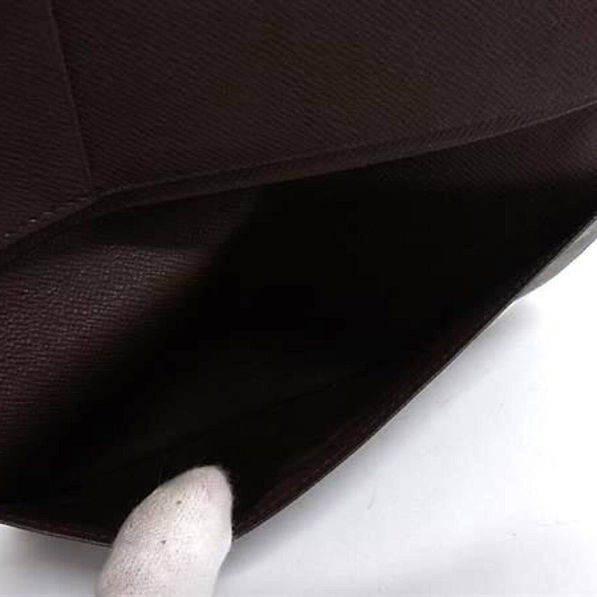 Louis Vuitton Brown Damier Canvas Ebene Damier Canvas Long Wallet (Bi-Fold) (Pre-Owned)