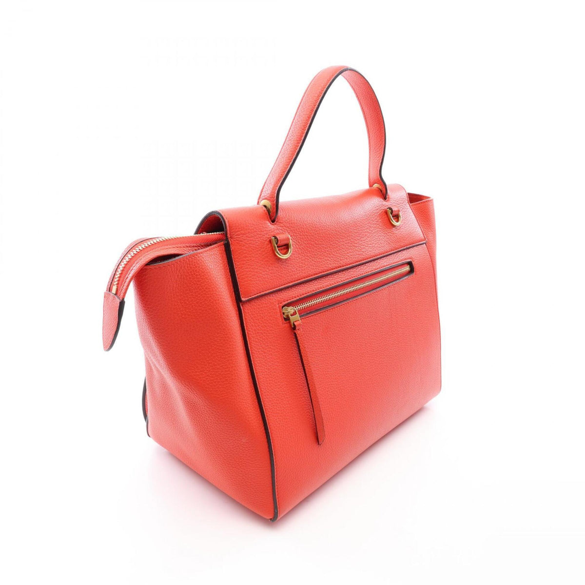 Celine Red Color Leather Handbag (Pre-Owned)