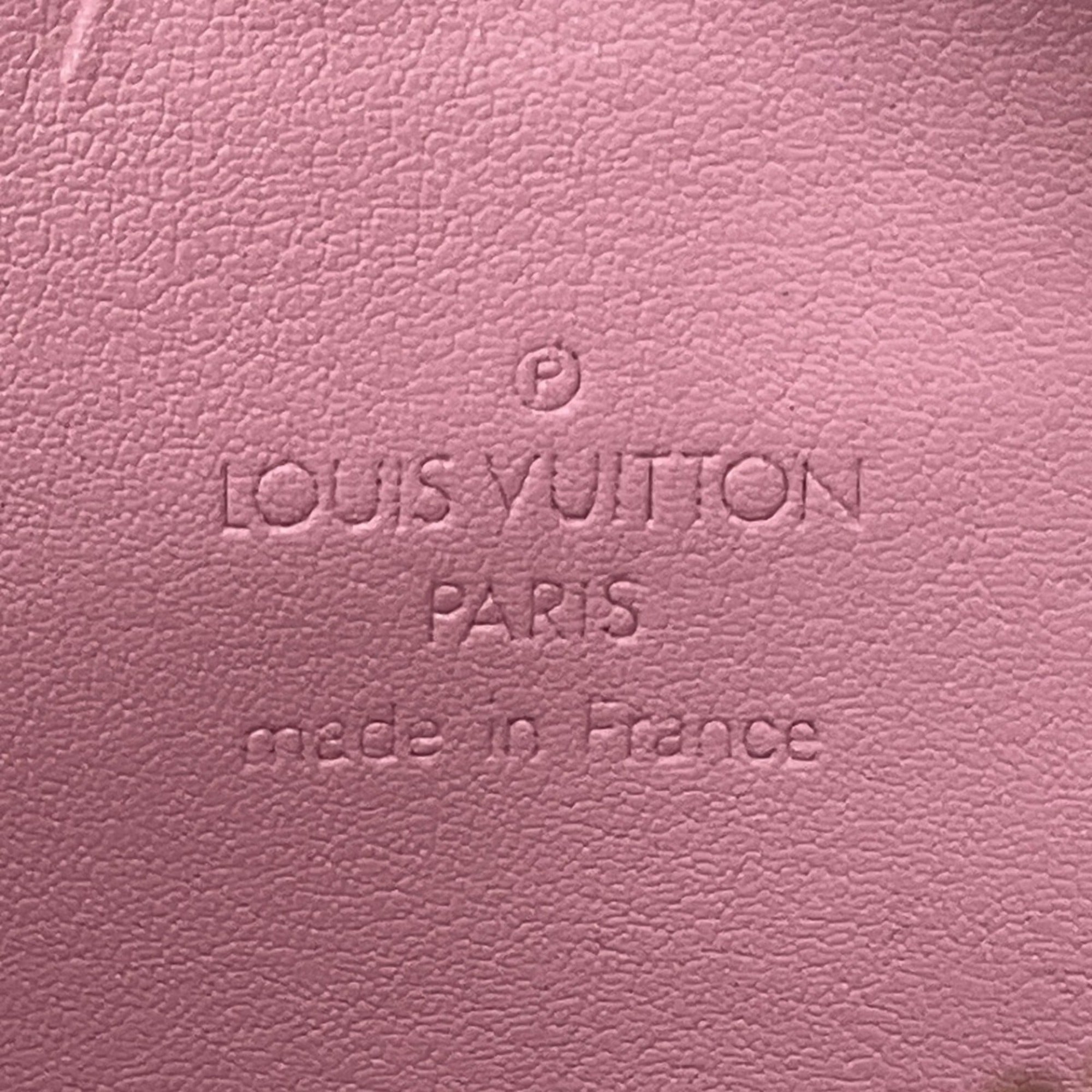 Louis Vuitton Vernis Yellow Patent Leather Shoulder Bag (Pre-Owned)