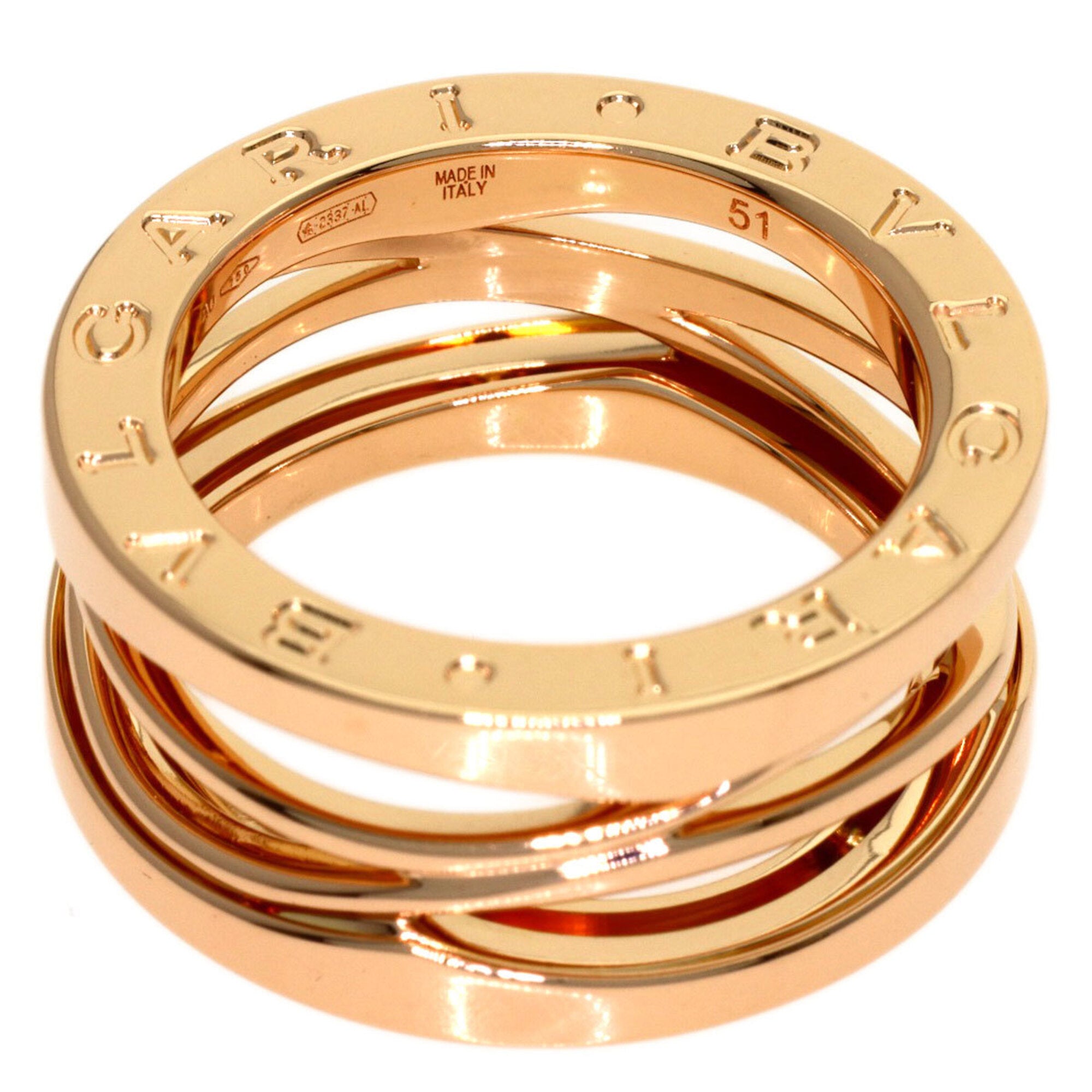 Bvlgari Pink Gold (18K) Band Ring (Pre-Owned)