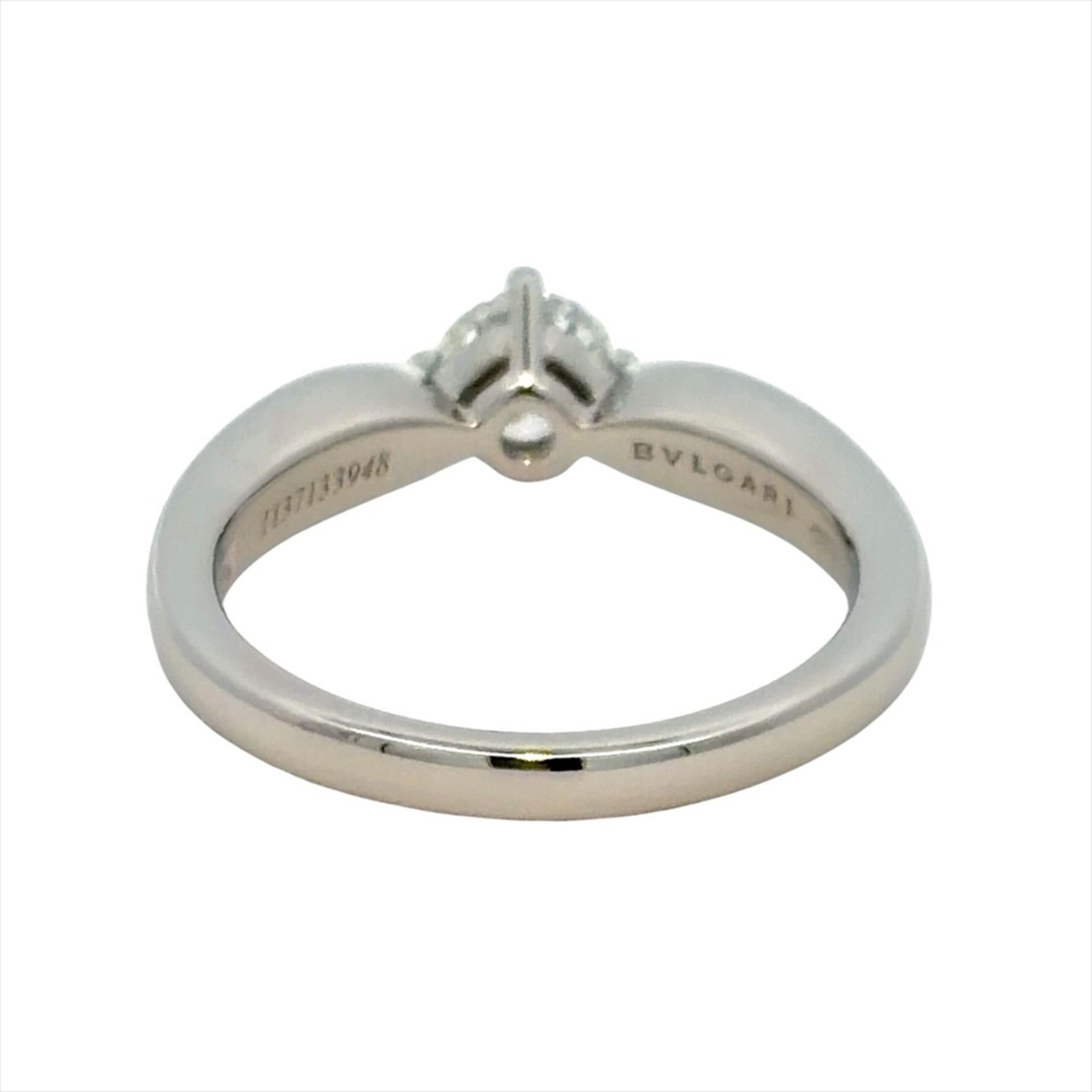 Bvlgari Platinum 950 Band Ring (Pre-Owned)