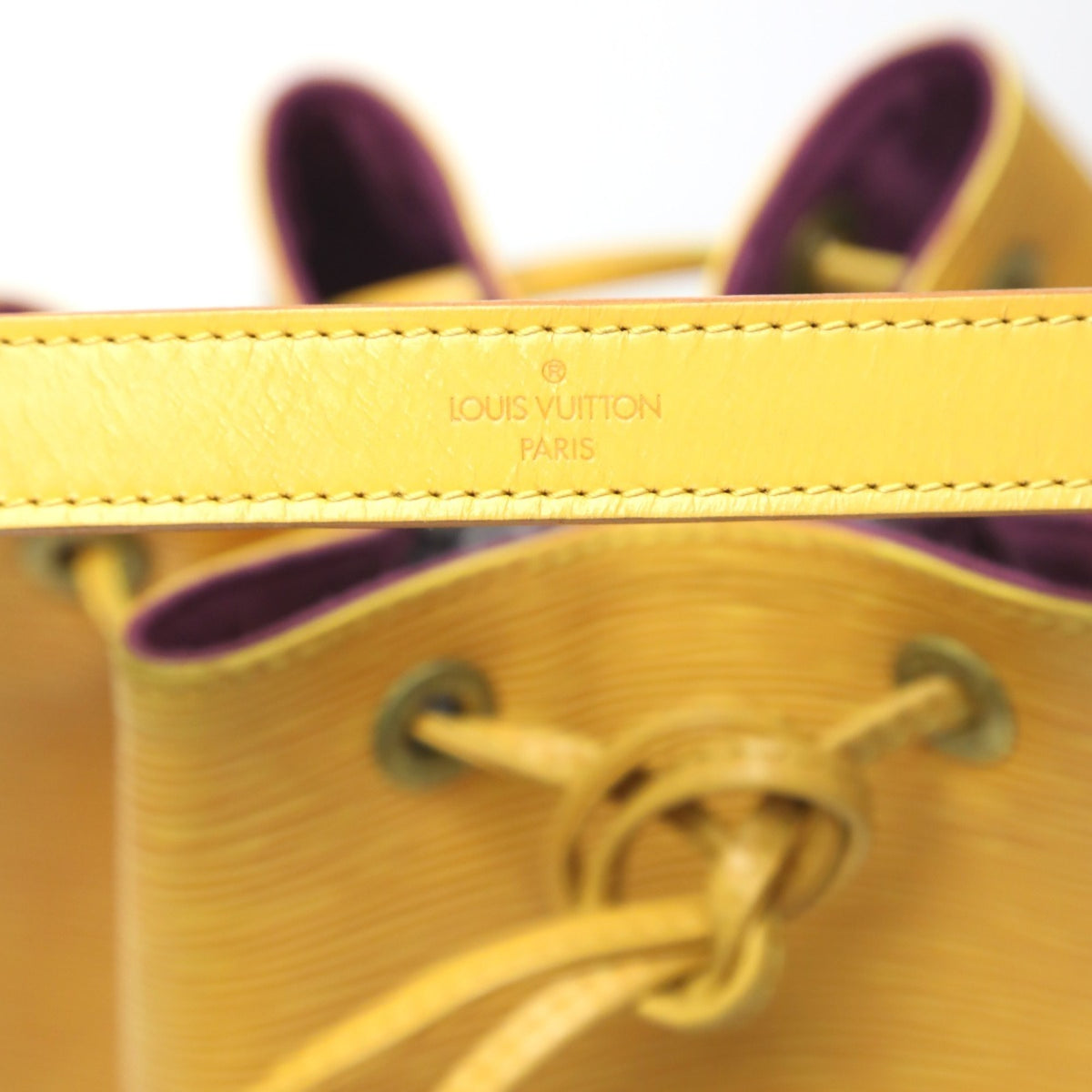 Louis Vuitton Yellow Epi Leather Shoulder Bag (Pre-Owned)
