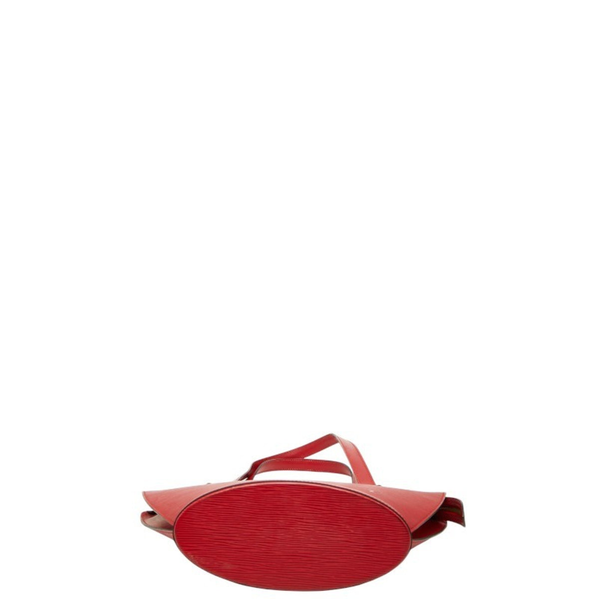Louis Vuitton Castilian Red Leather Shoulder Bag Tote Bag (Pre-Owned)