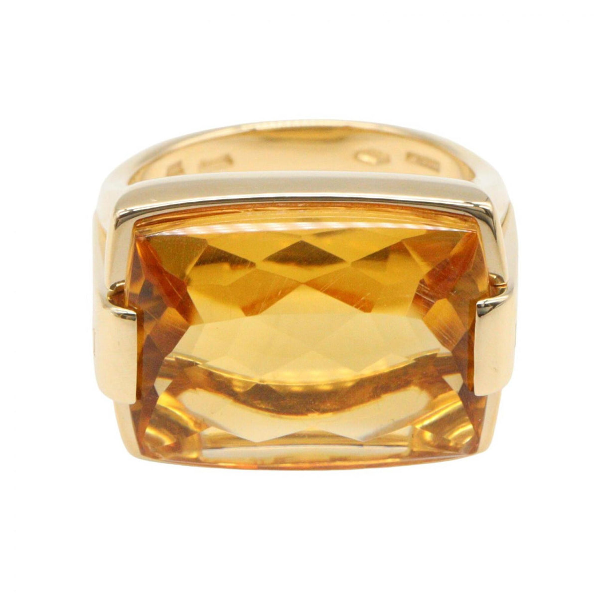 Bvlgari Yellow Yellow Gold Yellow Gold (18K) Band Ring (Pre-Owned)
