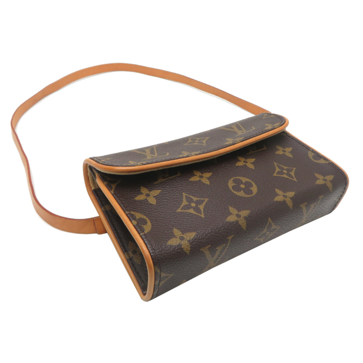 Louis Vuitton Brown Monogram Pochette Shoulder Bag (Pre-Owned)