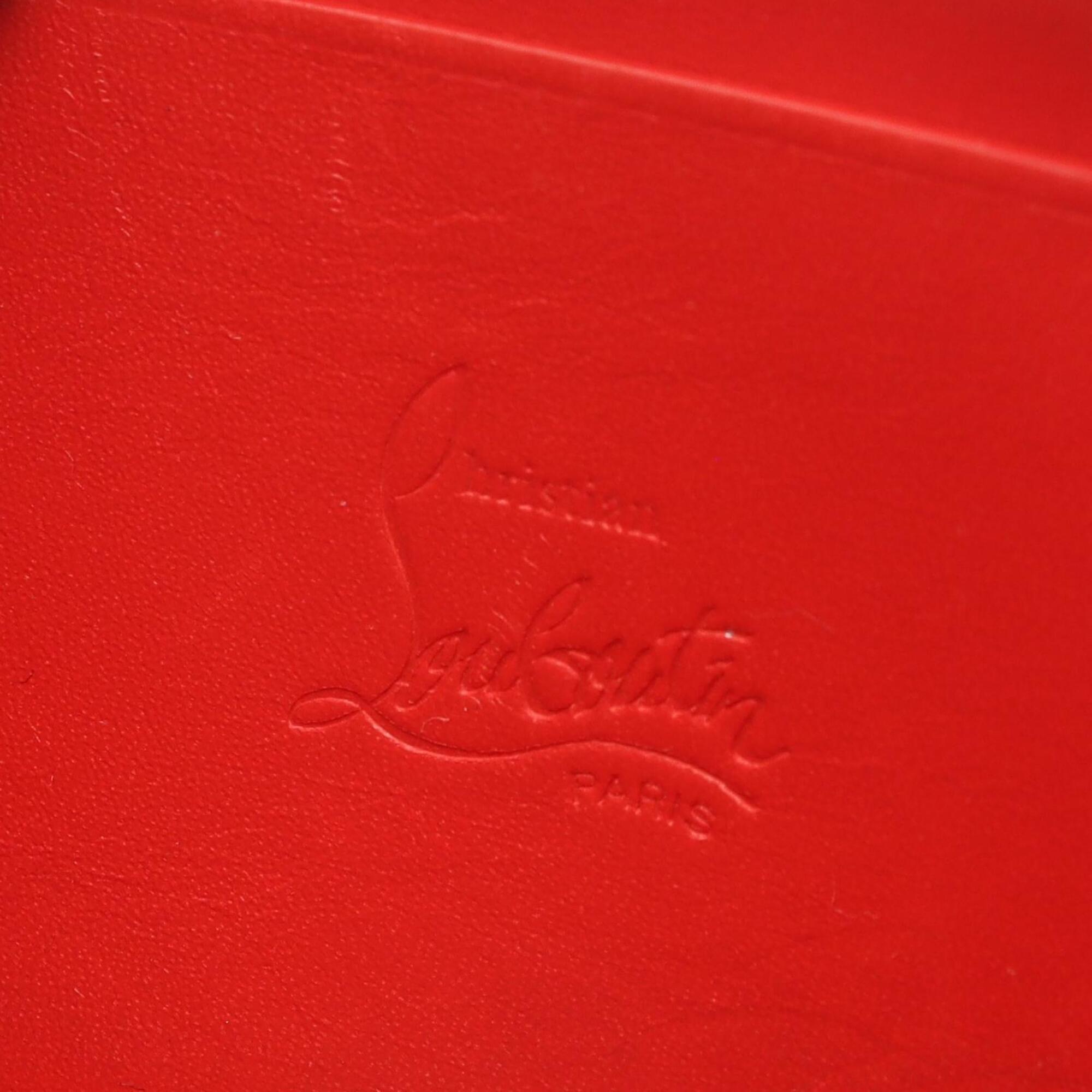 Christian Louboutin Black Leather Coin Purse/Coin Case (Pre-Owned)