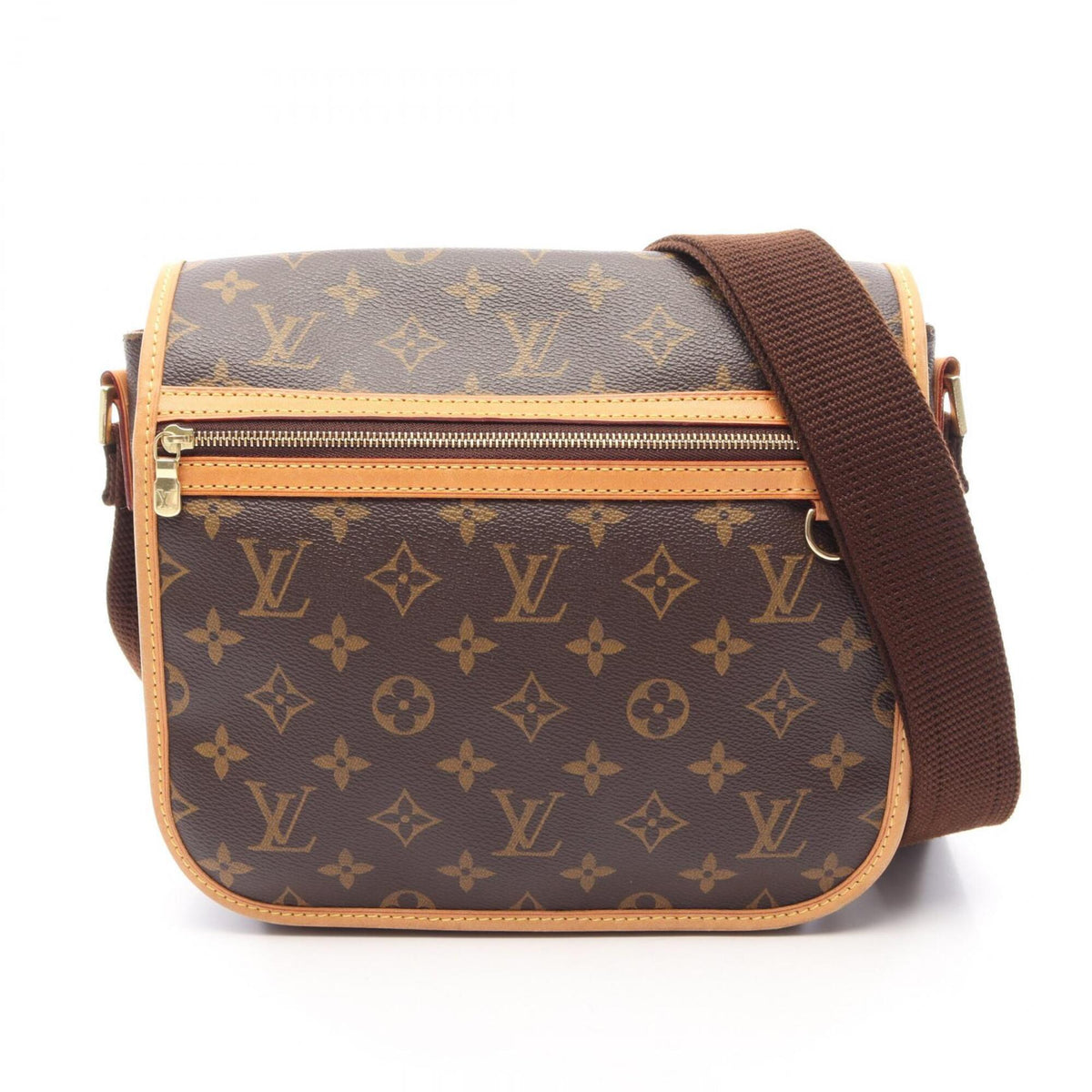 Louis Vuitton Brown Monogram Monogram Leather Handbag Shoulder Bag (Pre-Owned)