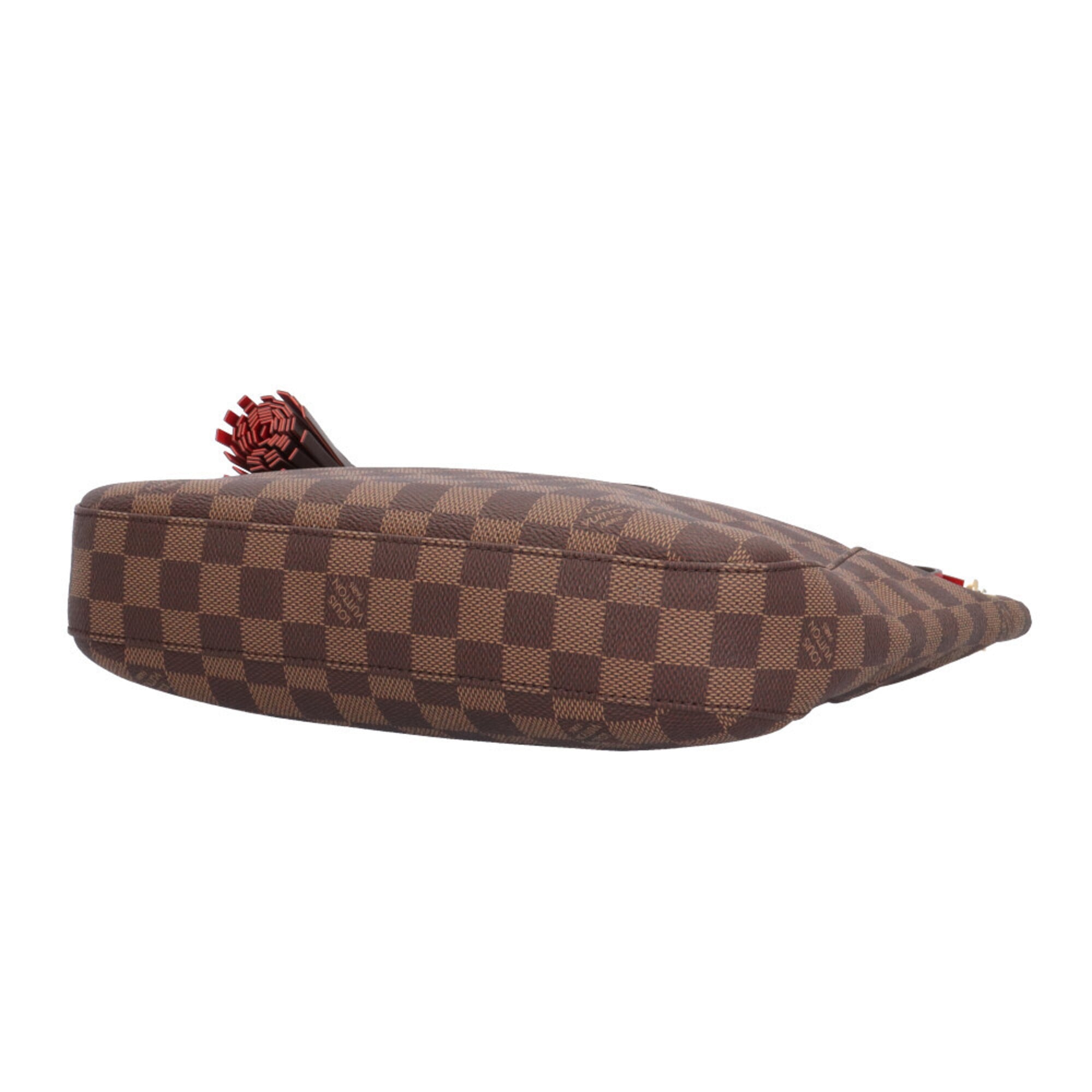 Louis Vuitton Damier Brown Red Color Damier Canvas Shoulder Bag (Pre-Owned)