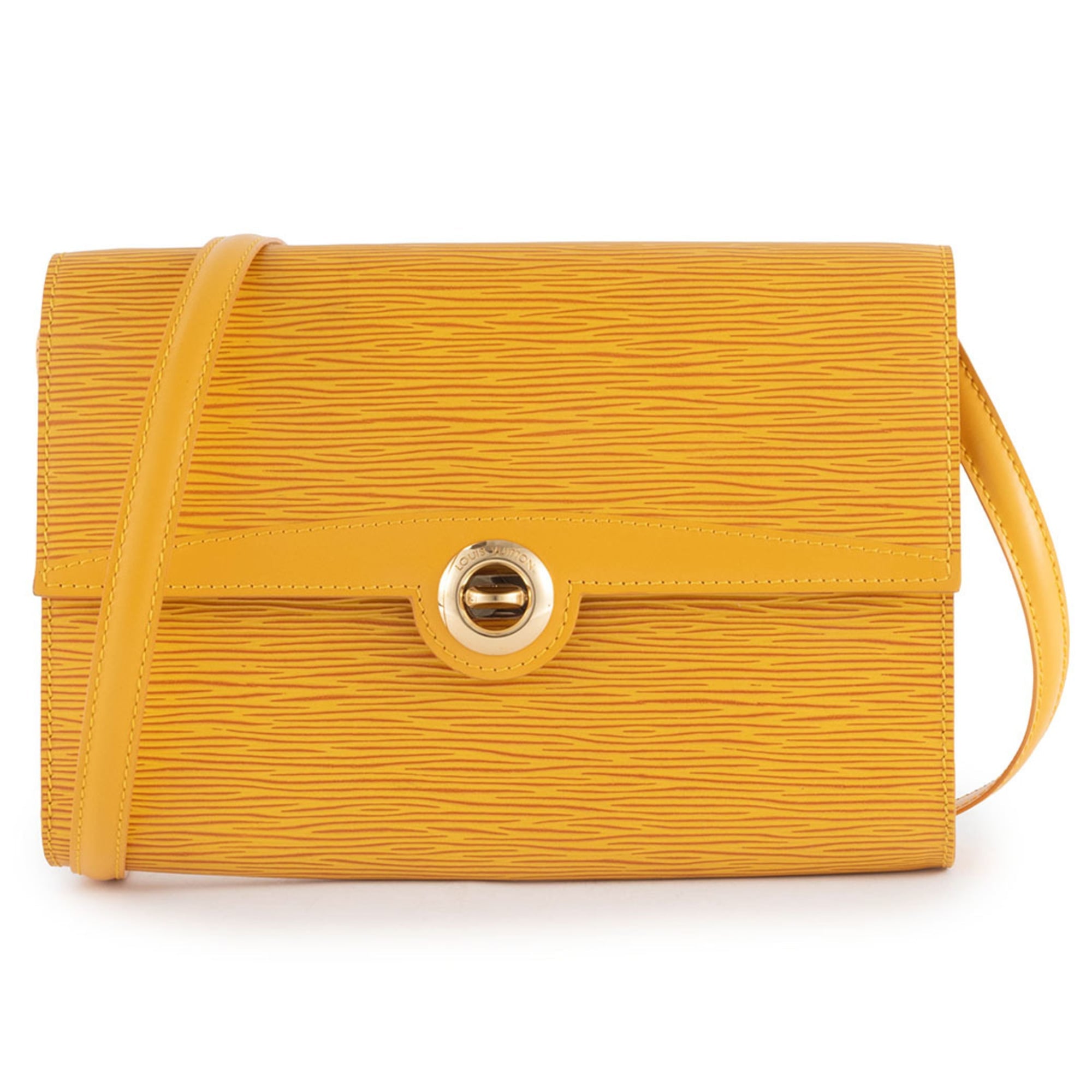 Louis Vuitton Yellow Epi Leather Pochette Shoulder Bag (Pre-Owned)