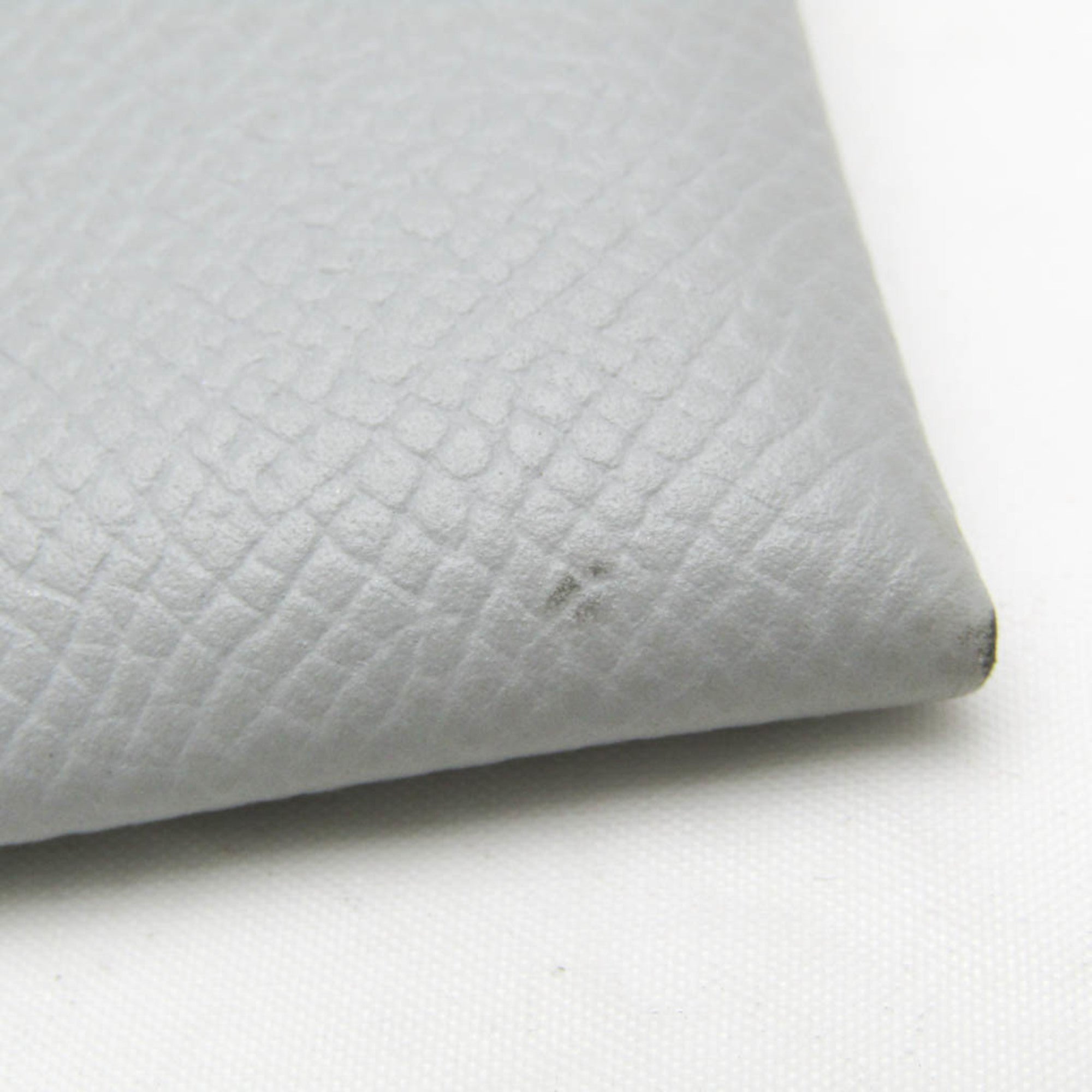 Hermes Bastia Gray Epsom Leather Coin Purse/Coin Case (Pre-Owned)