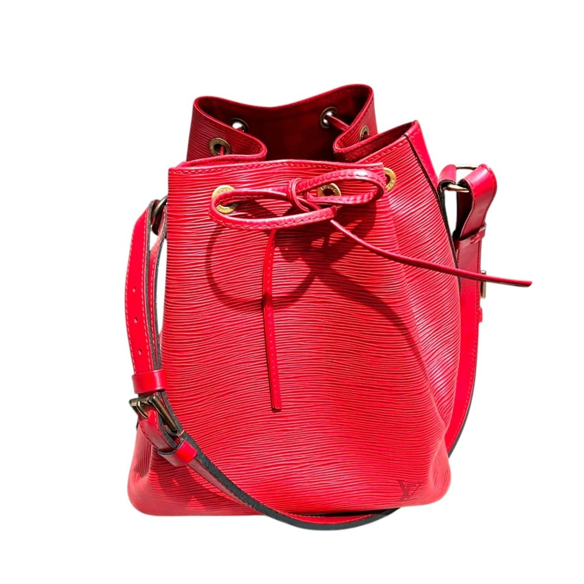 Louis Vuitton Epi Castilian Red Epi Leather Shoulder Bag (Pre-Owned)