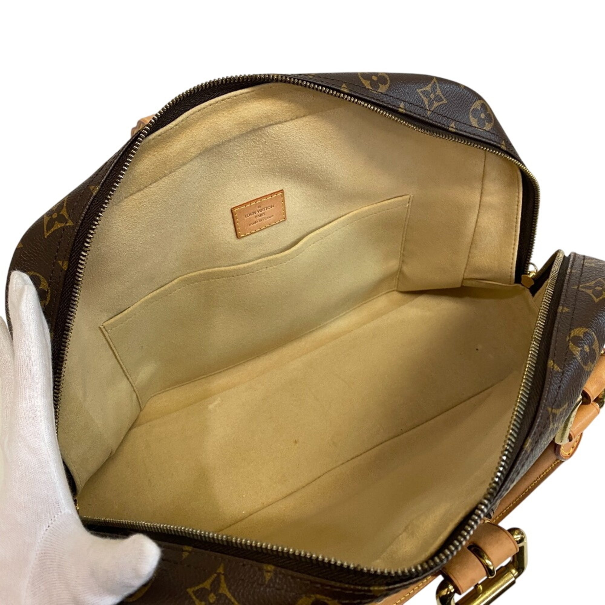 Louis Vuitton Brown Monogram Monogram Leather Handbag (Pre-Owned)
