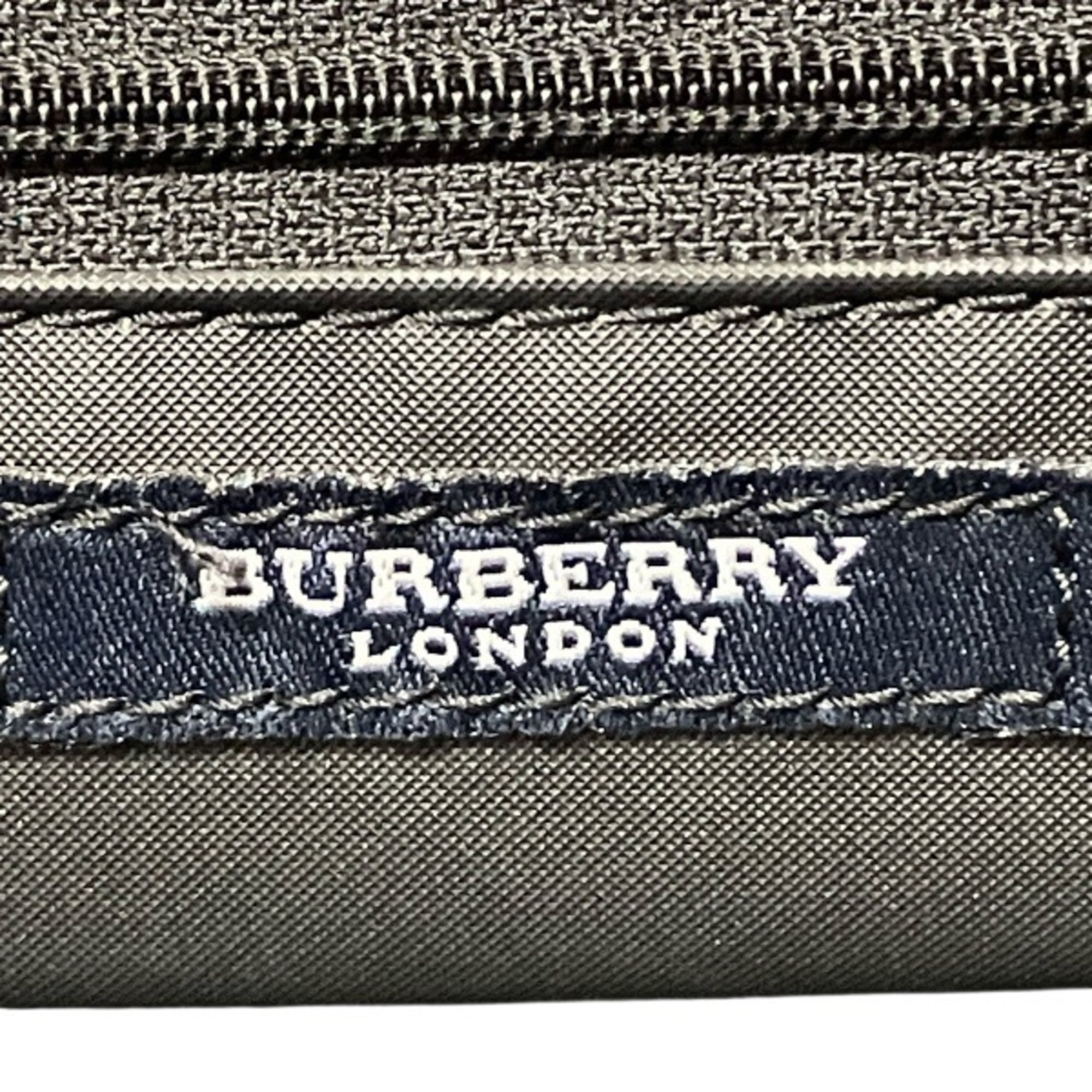 Burberry Beige Black Nylon Tote Bag (Pre-Owned)