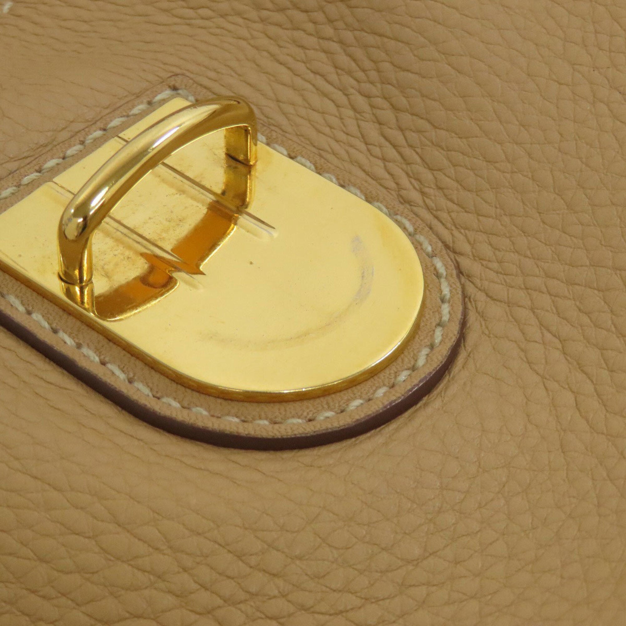 Prada Beige Leather Handbag (Pre-Owned)