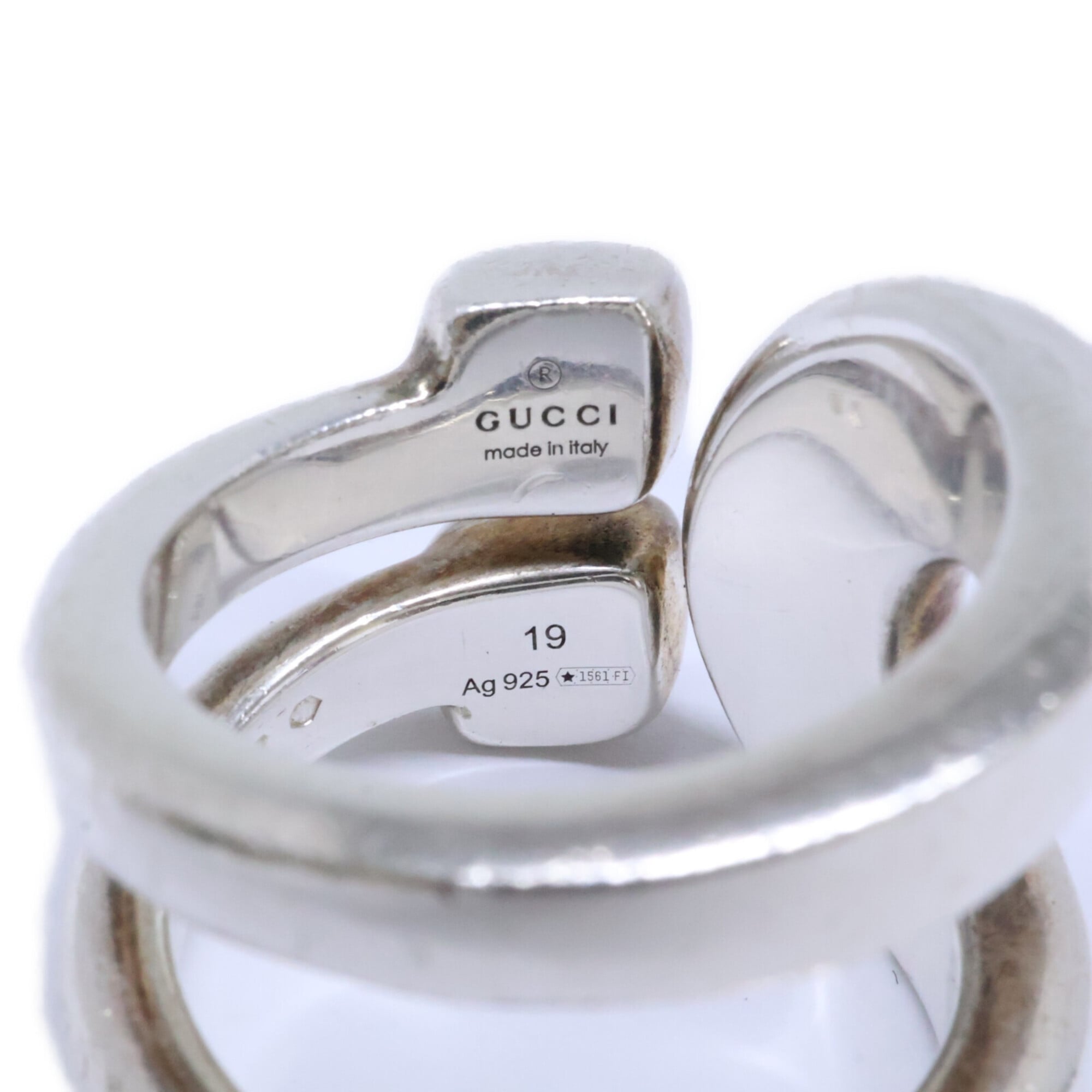 Gucci Silver Silver 925 Band Ring (Pre-Owned)