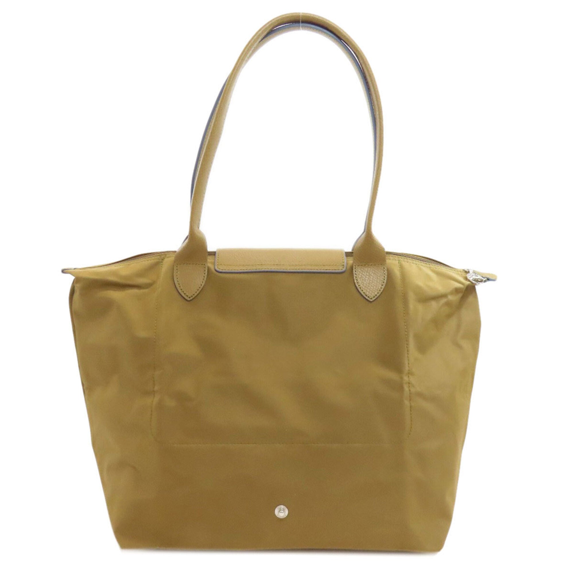 Longchamp Le Pliage Brown Nylon Tote Bag (Pre-Owned)