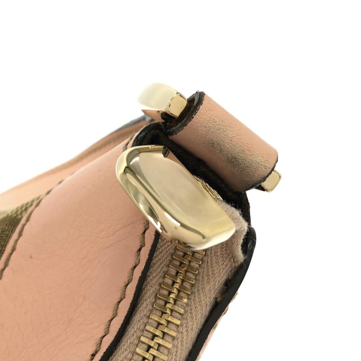 Gucci Beige Brown Gg Canvas Shoulder Bag (Pre-Owned)