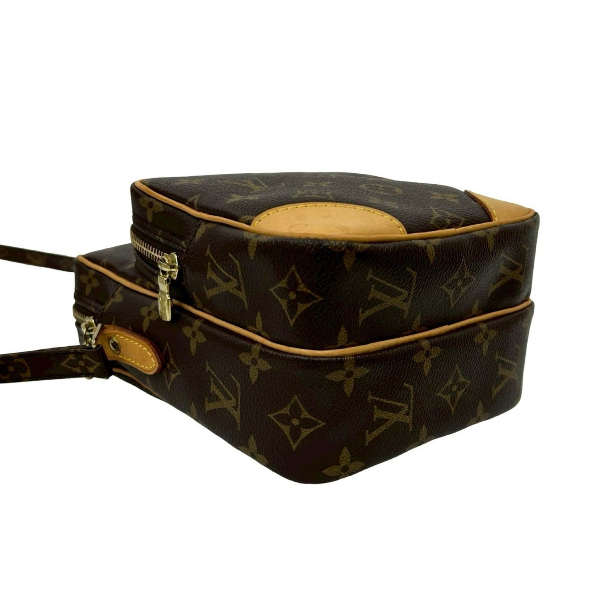 Louis Vuitton Brown Leather Pvc Pochette Shoulder Bag (Pre-Owned)