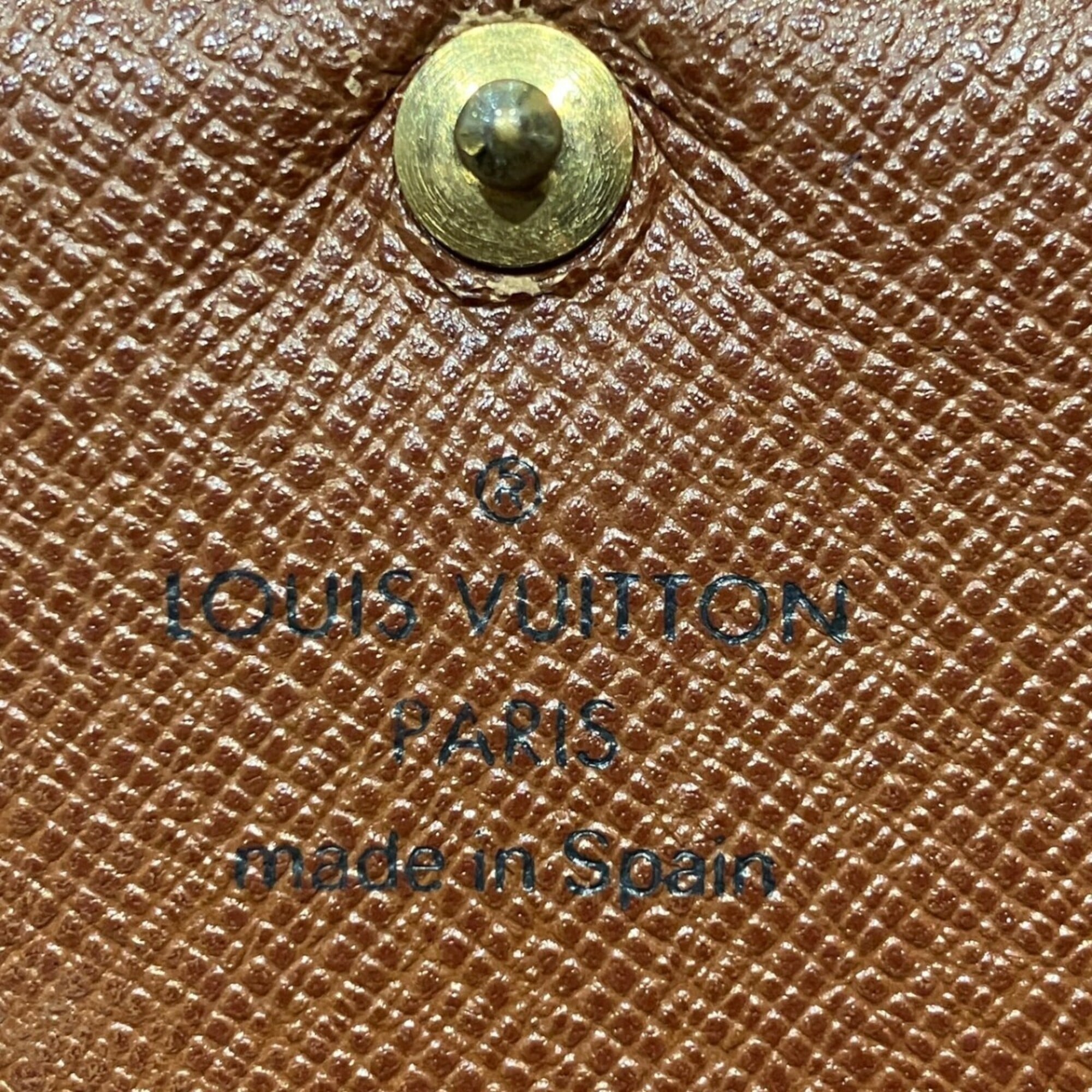 Louis Vuitton Brown Monogram Wallet (Bi-Fold) (Pre-Owned)