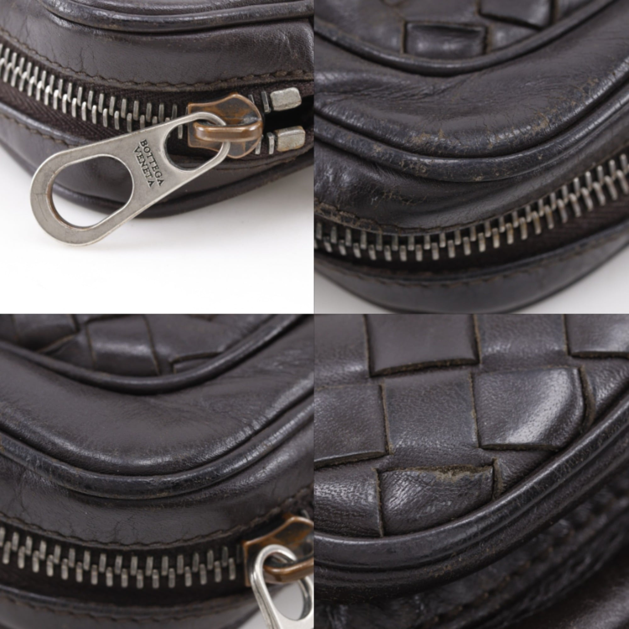 Bottega Veneta Brown Intrecciato Shoulder Bag (Pre-Owned)