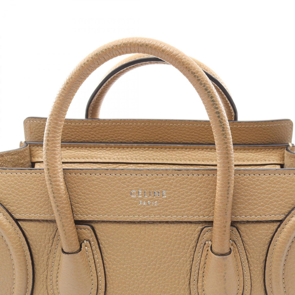 Celine Beige Leather Handbag (Pre-Owned)