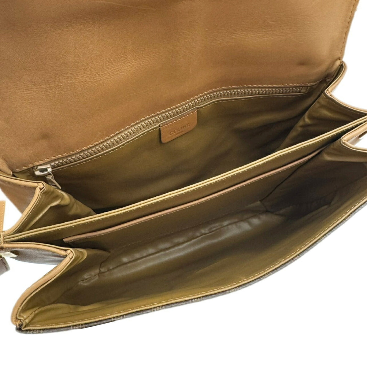 Celine Brown Pvc Shoulder Bag (Pre-Owned)