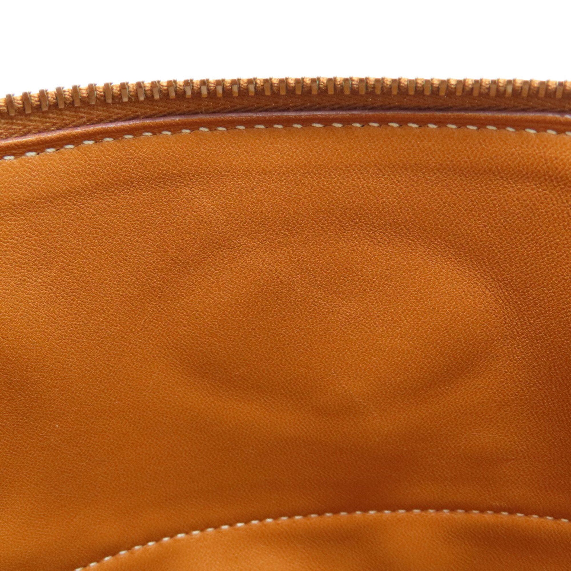 Hermes Gold Leather Handbag (Pre-Owned)
