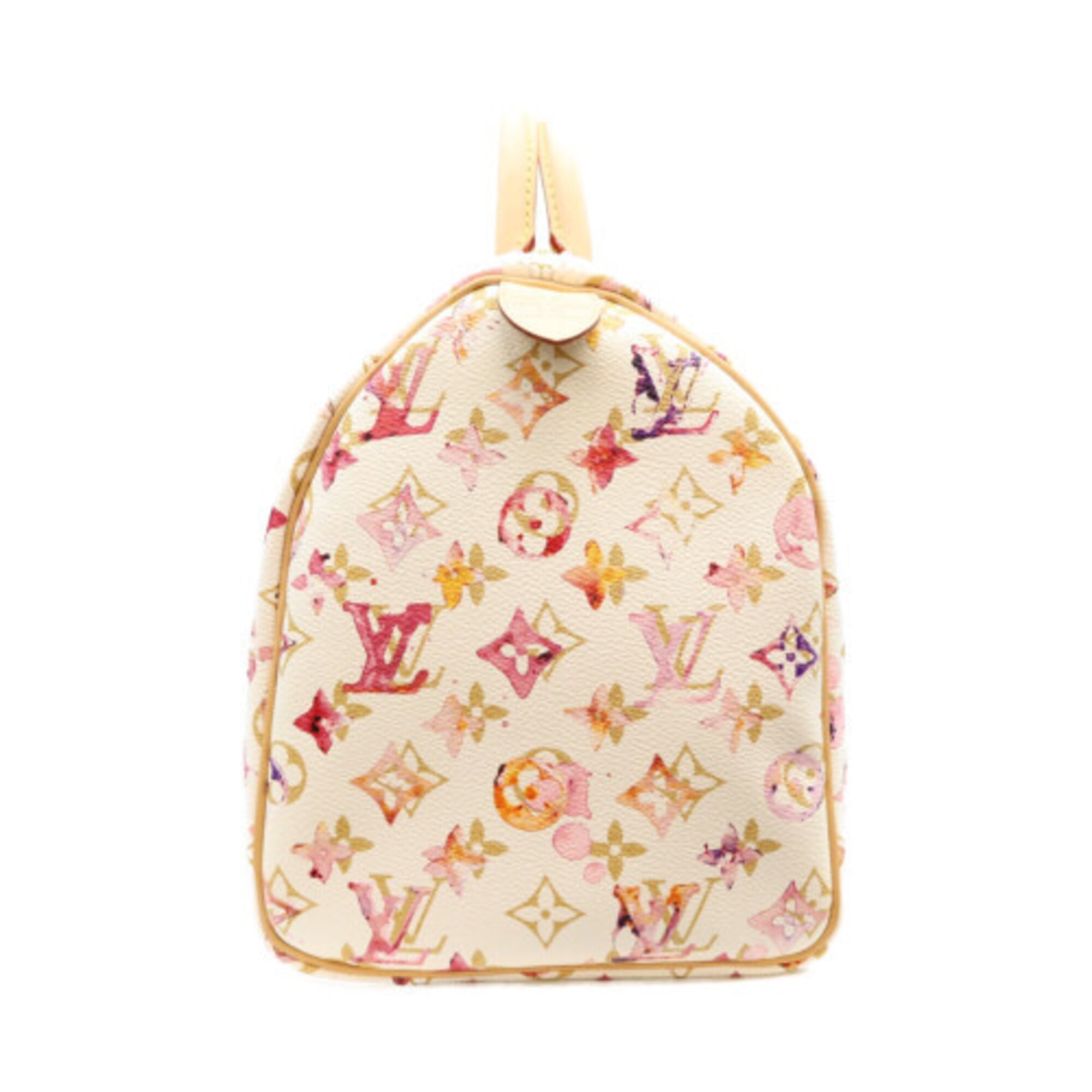 Louis Vuitton Blanc White Monogram Boston Bag (Pre-Owned)