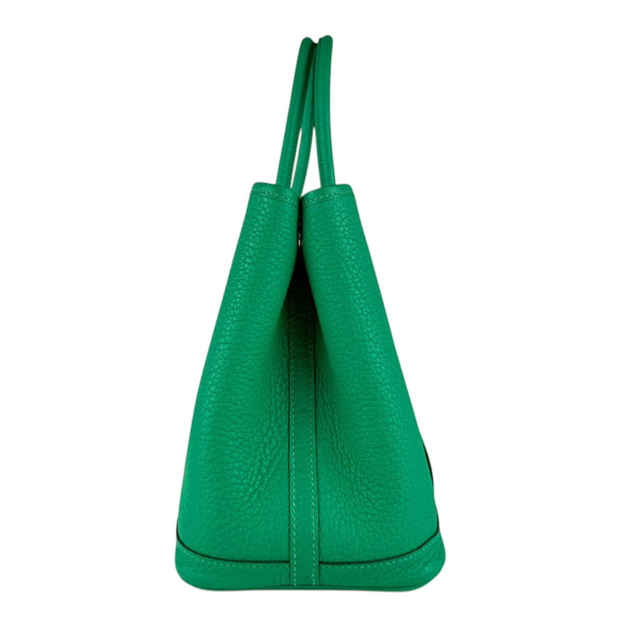 Hermes Mint Green Negonda Leather Handbag (Pre-Owned)