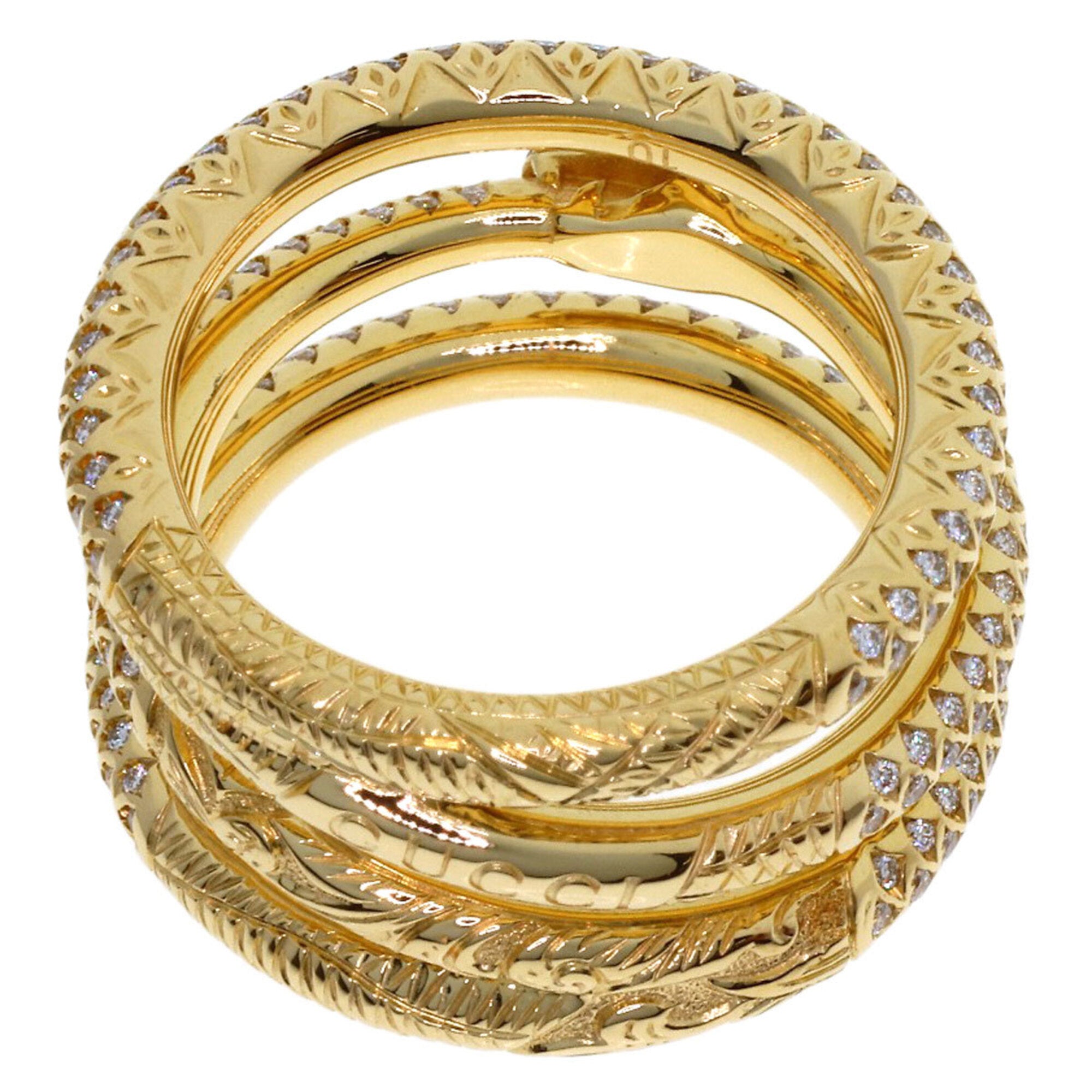 Gucci Yellow Gold (18K) Band Ring (Pre-Owned)