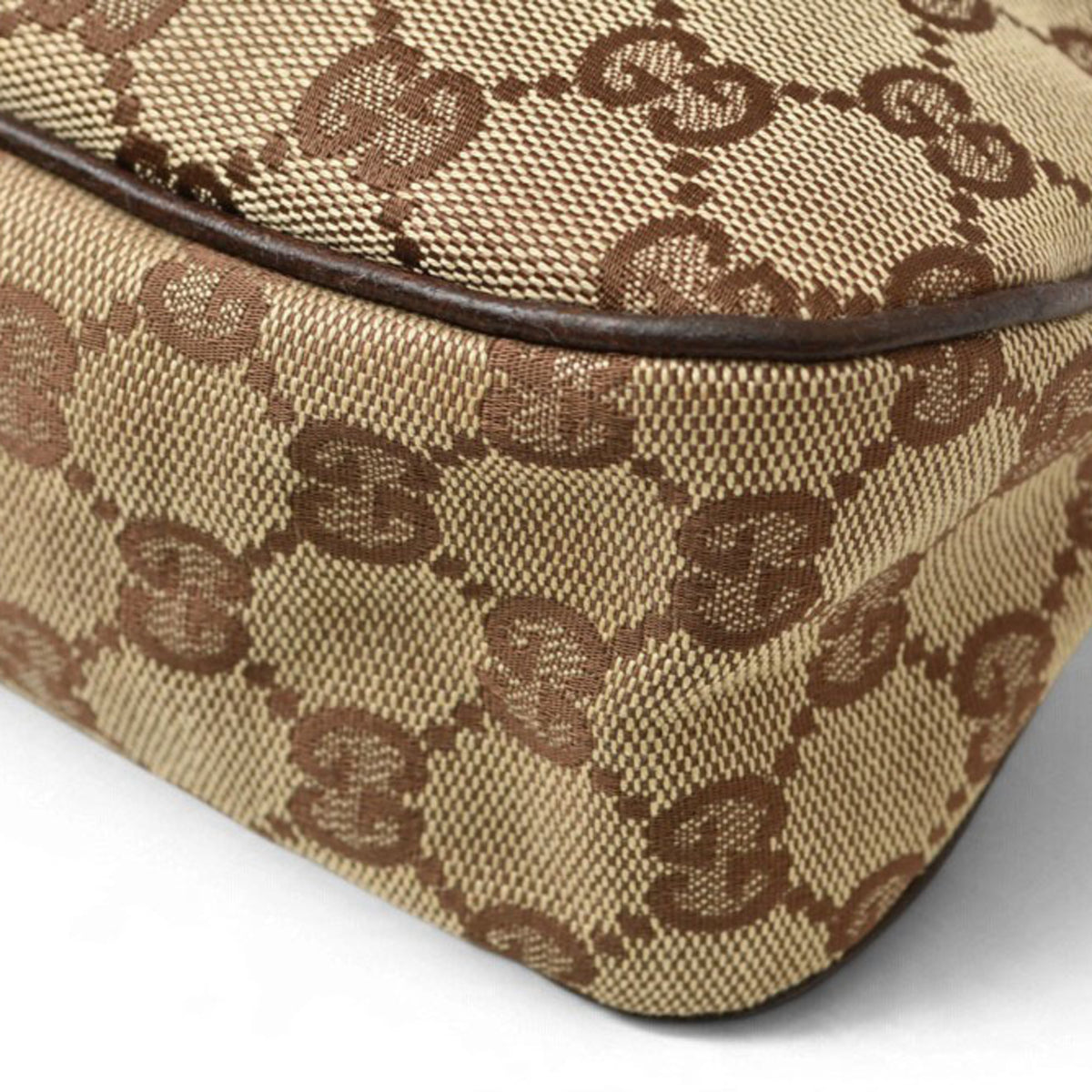 Gucci Gg Canvas Beige Brown Gg Canvas Tote Bag (Pre-Owned)