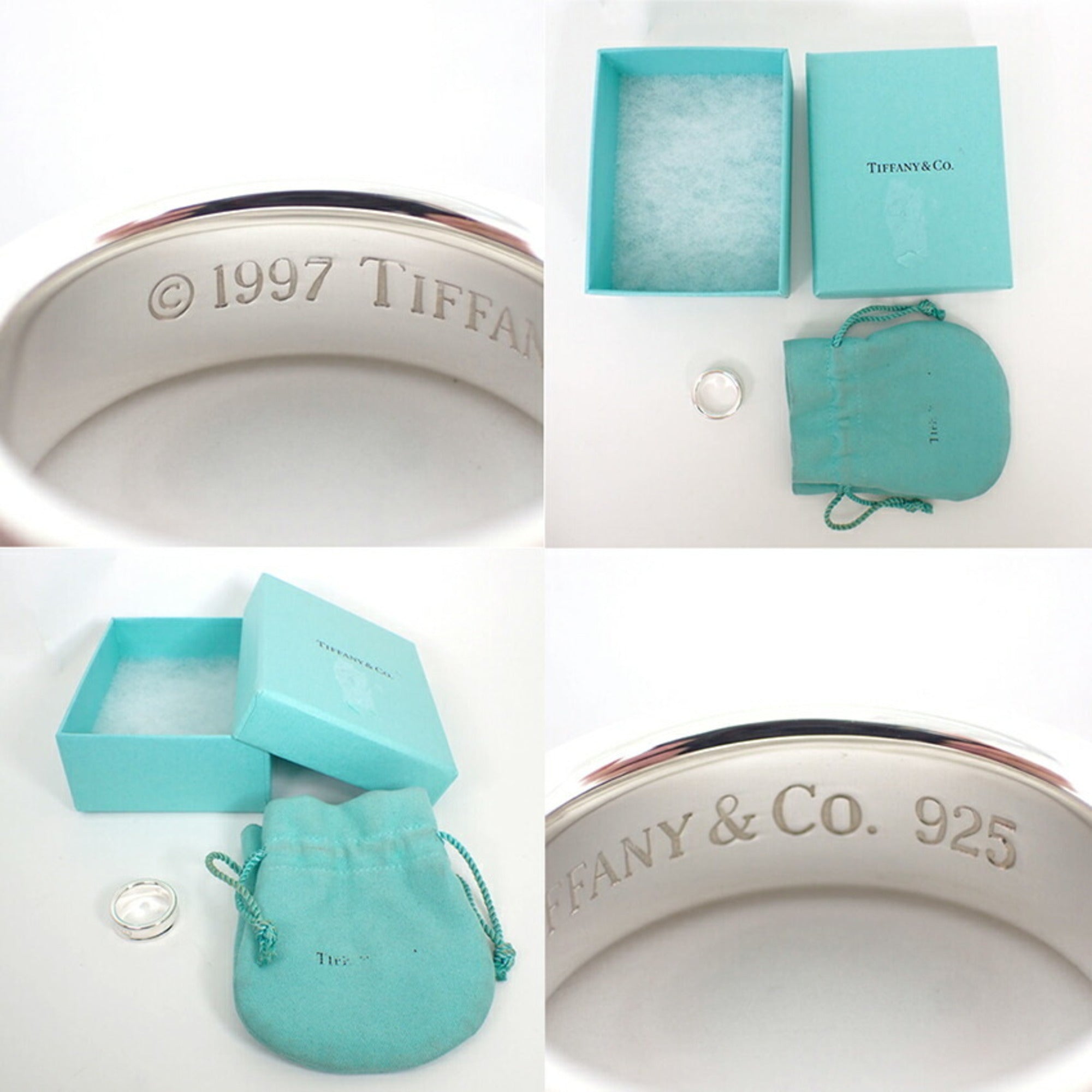 Tiffany Silver Sterling Silver 925 Band Ring (Pre-Owned)
