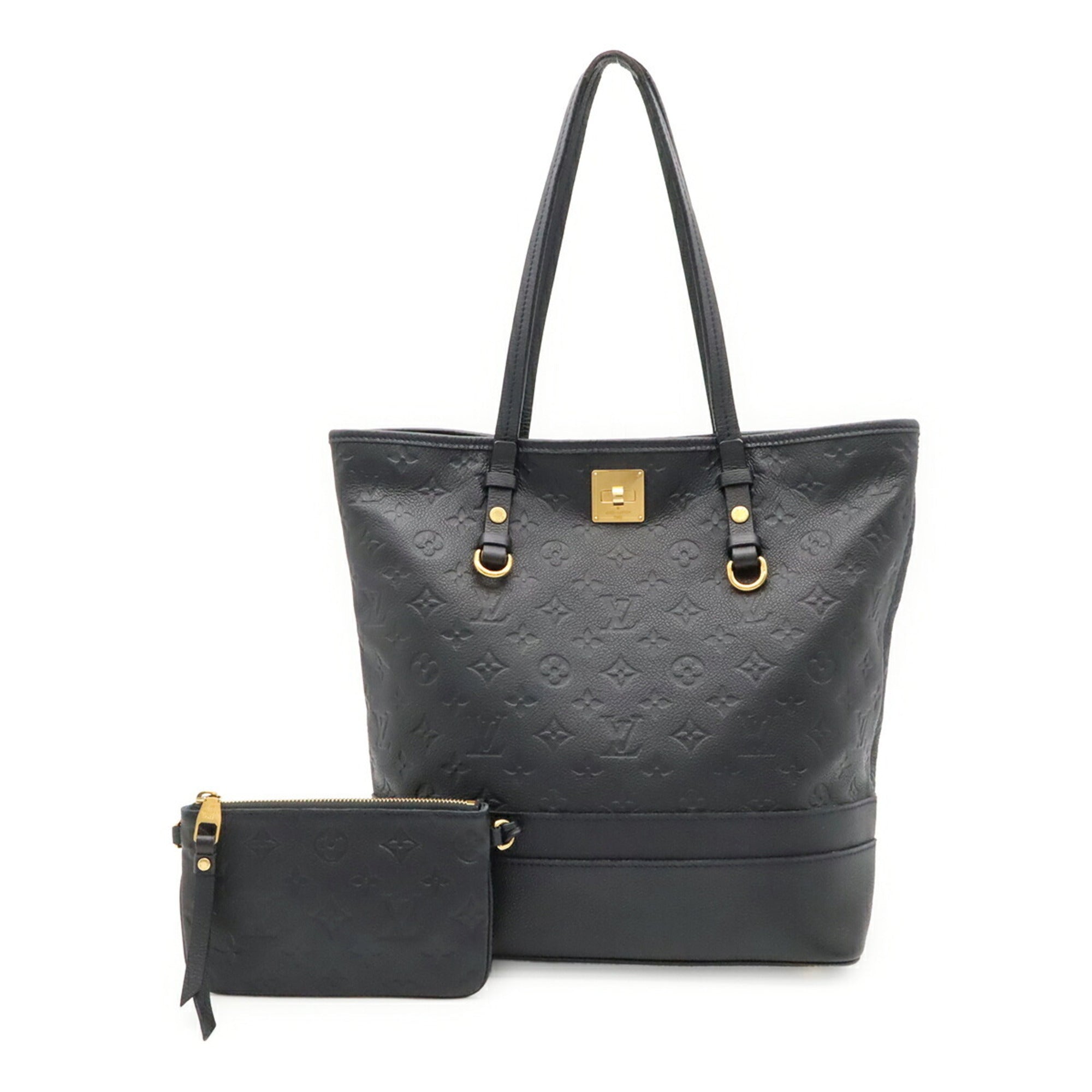 Louis Vuitton Infini Monogram Empreinte Leather Handbag Shoulder Bag Tote Bag (Pre-Owned)