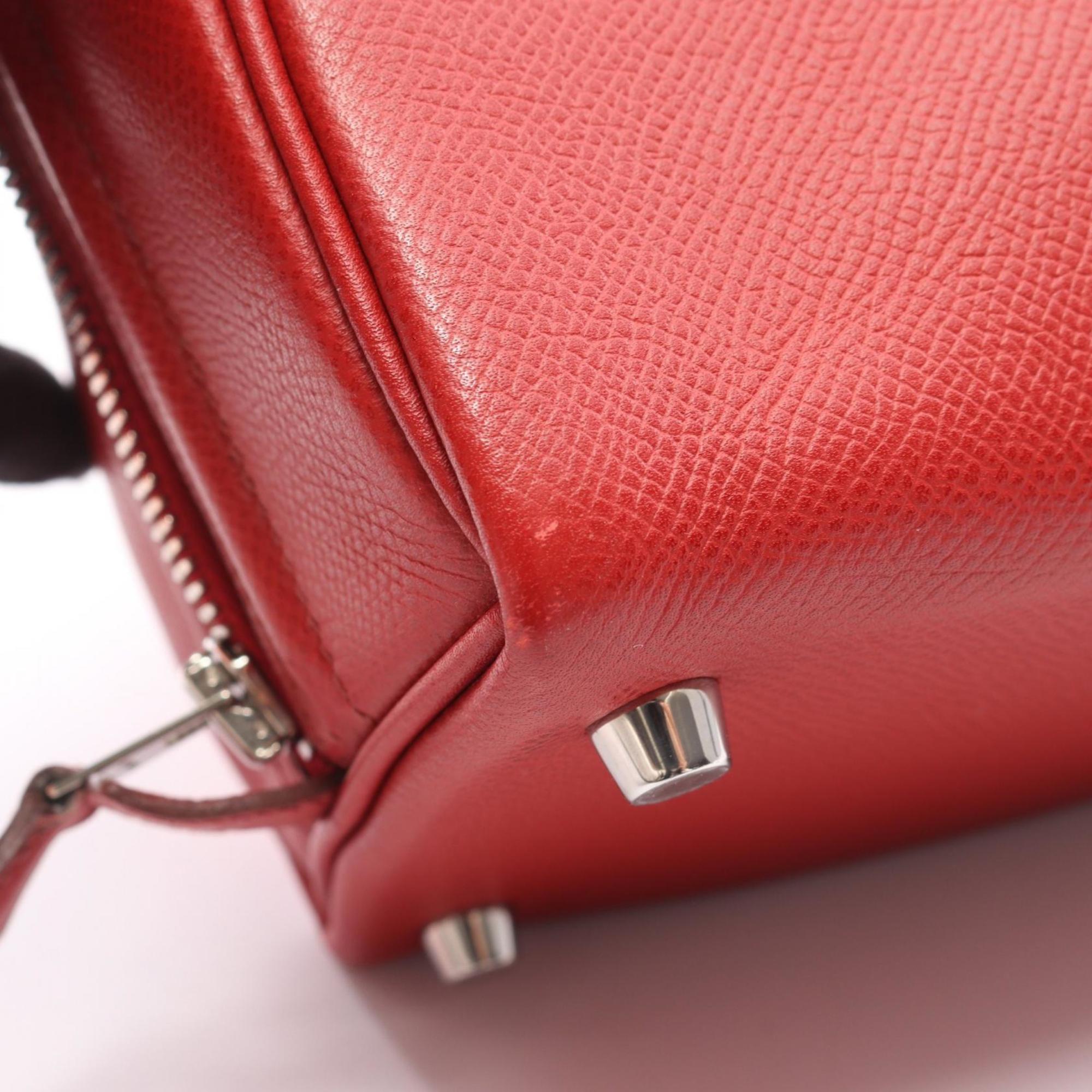 Hermes Red Color Epsom Leather Handbag (Pre-Owned)