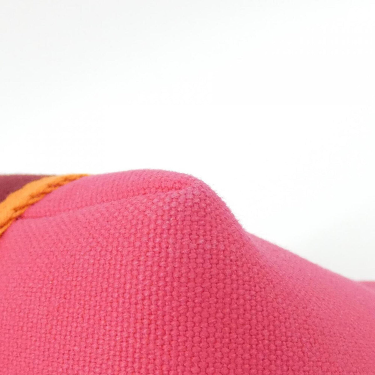 Hermes Pink Canvas Handbag Pouch (Pre-Owned)