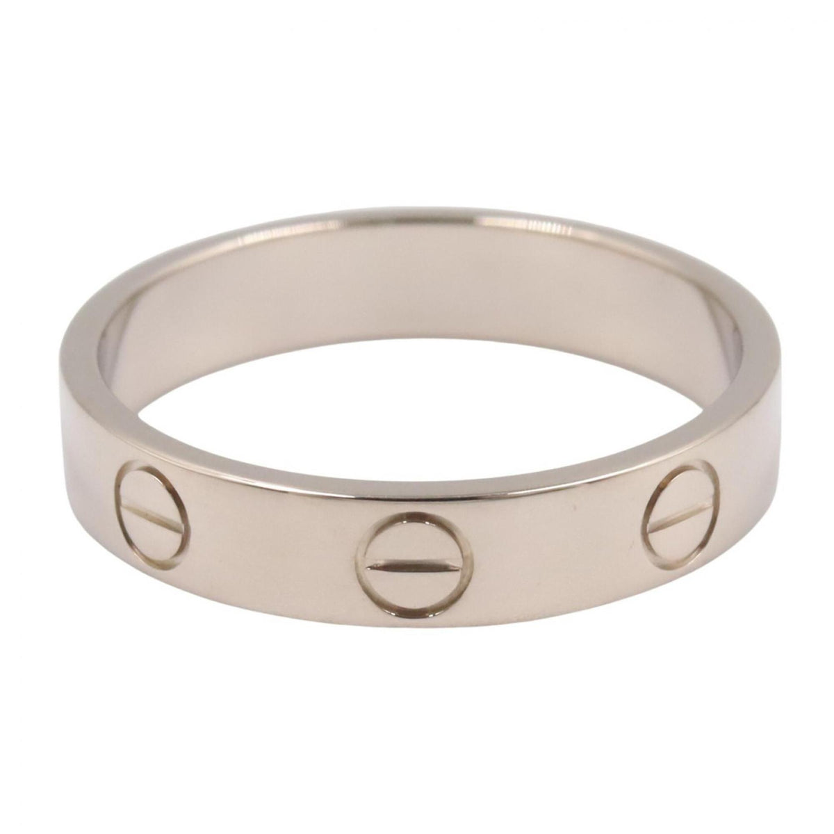 Cartier Silver White Gold (18K) Band Ring (Pre-Owned)