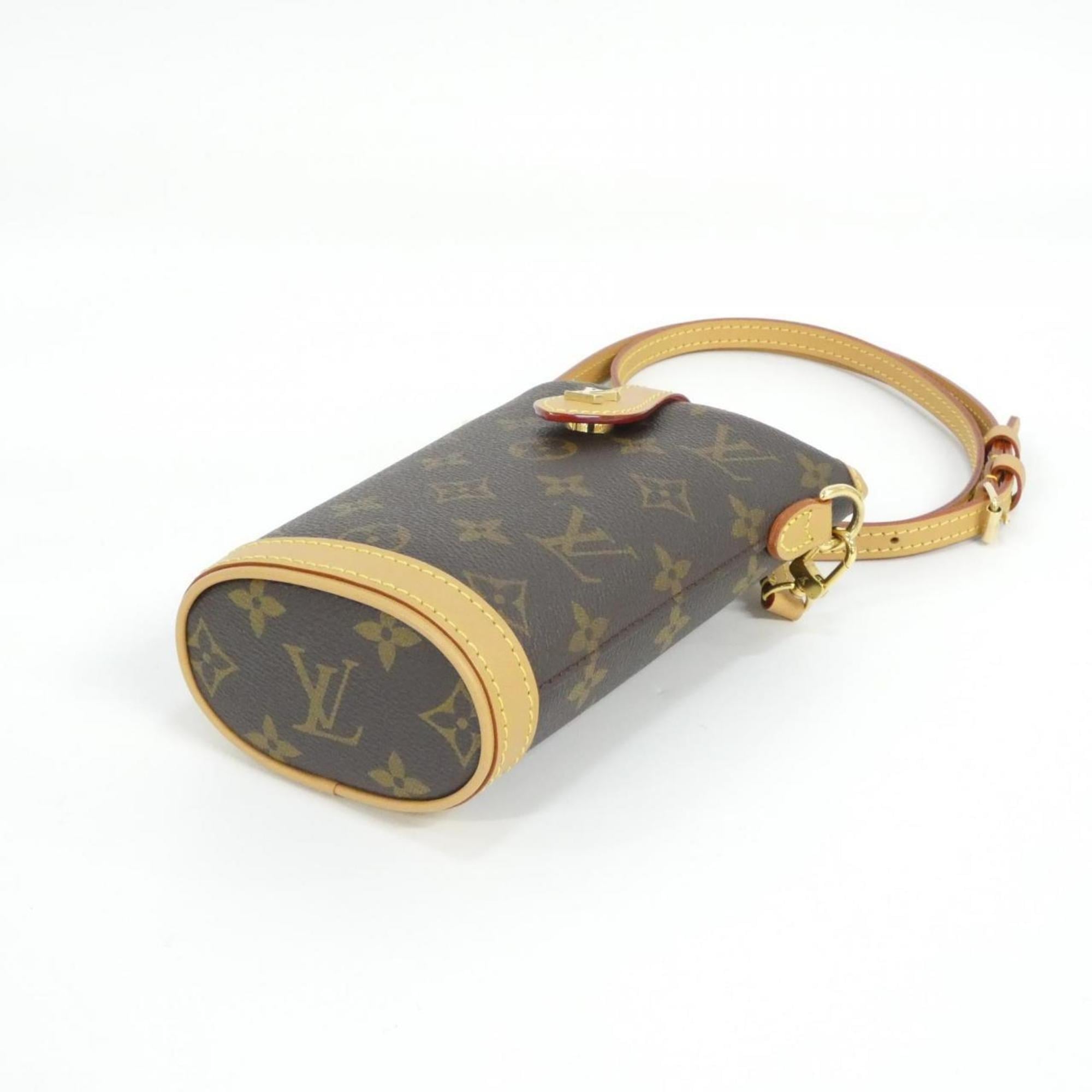 Louis Vuitton Brown Coated Canvas Handbag (Pre-Owned)