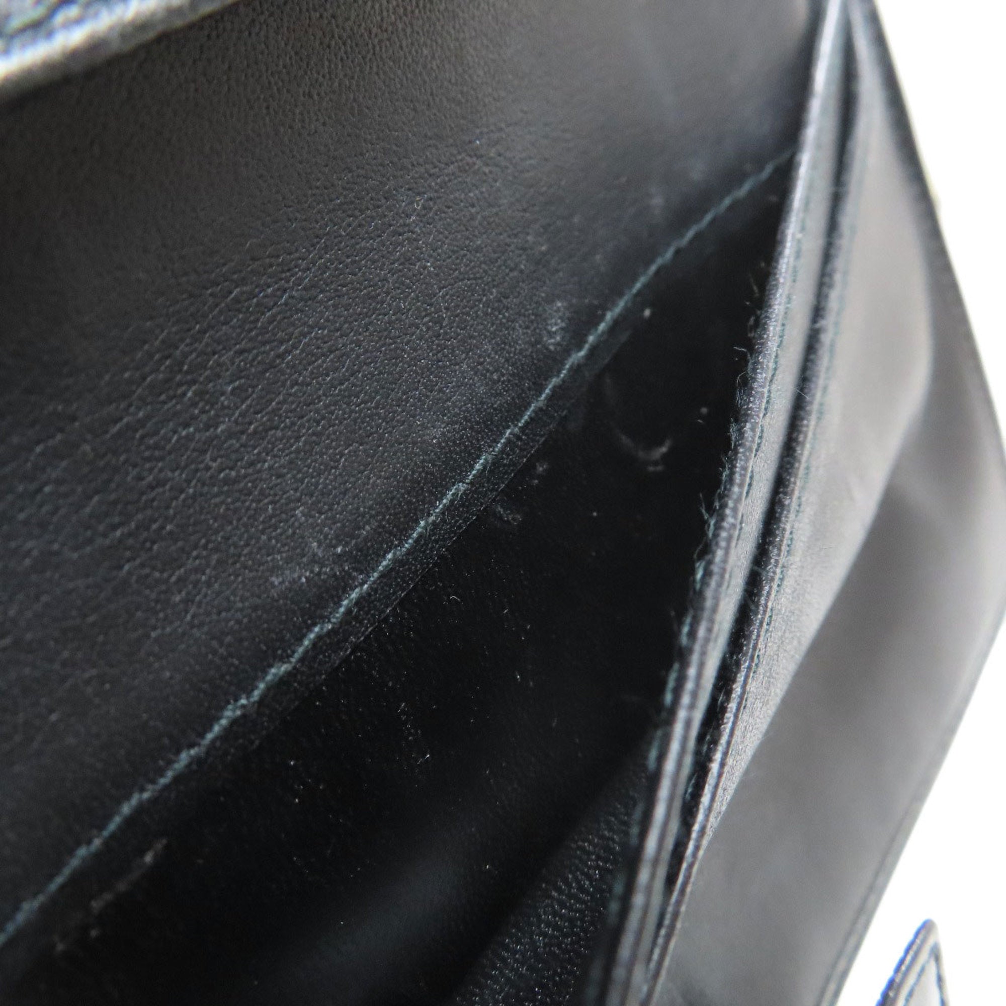 Loewe Black Leather Long Wallet (Bi-Fold) (Pre-Owned)