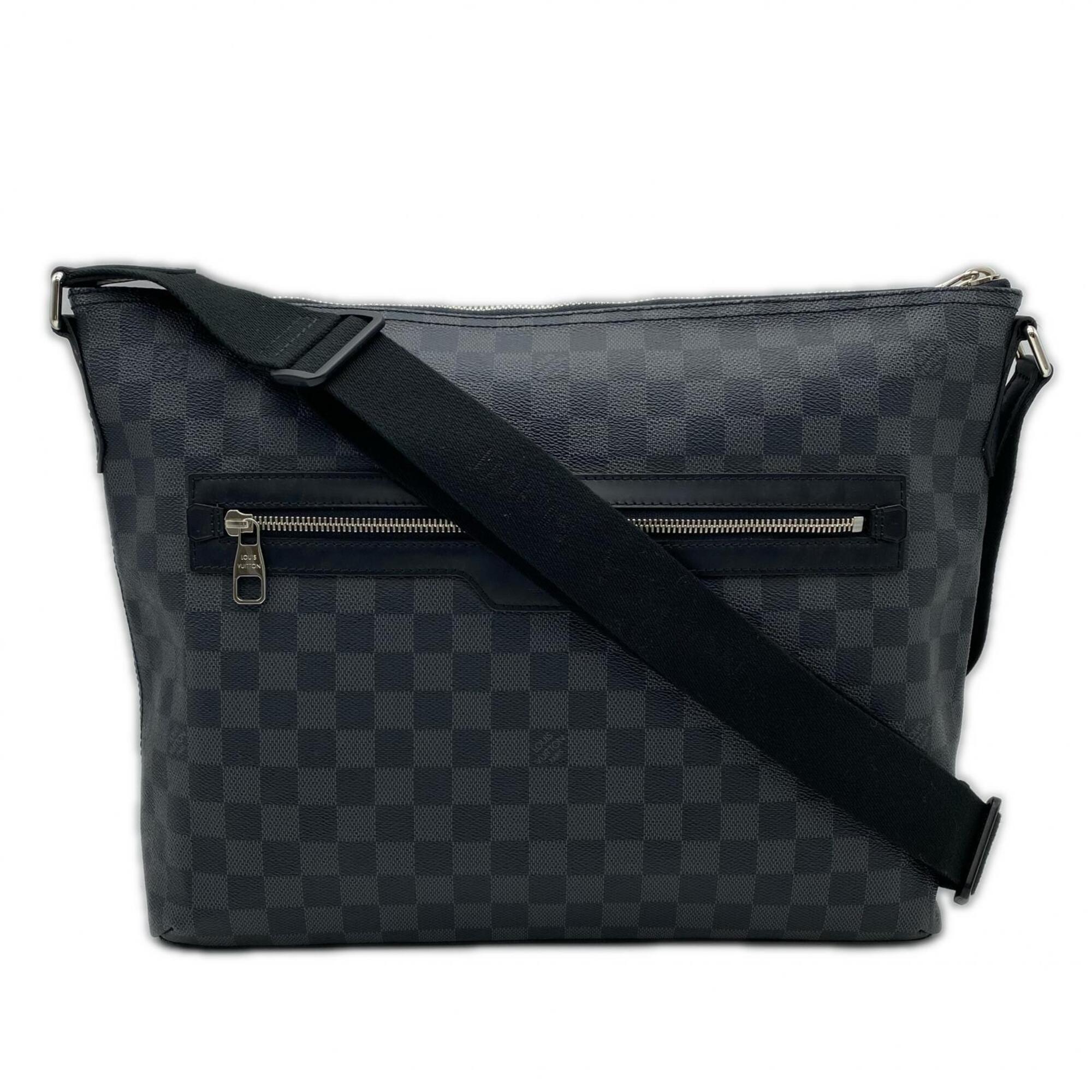 Louis Vuitton Black Canvas Shoulder Bag (Pre-Owned)