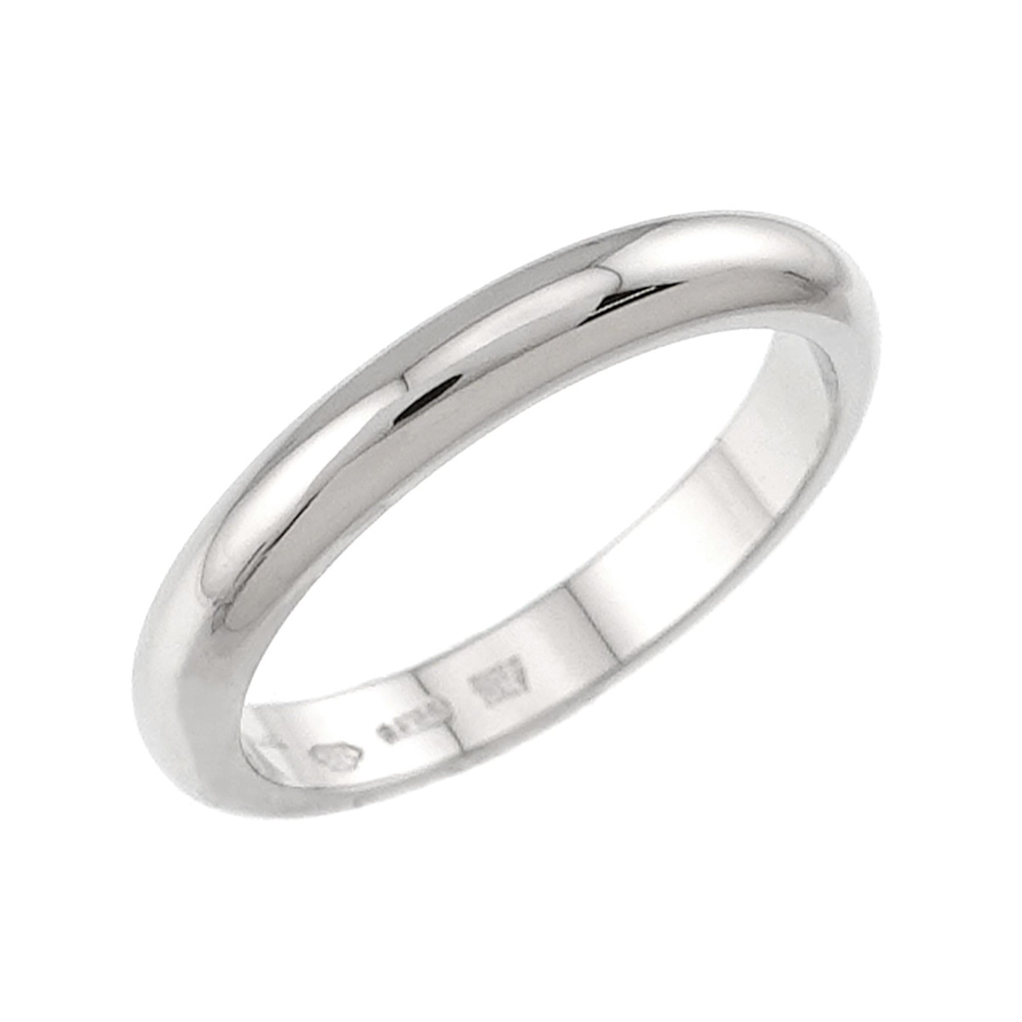 Bvlgari Platinum Platinum 950 Band Ring (Pre-Owned)